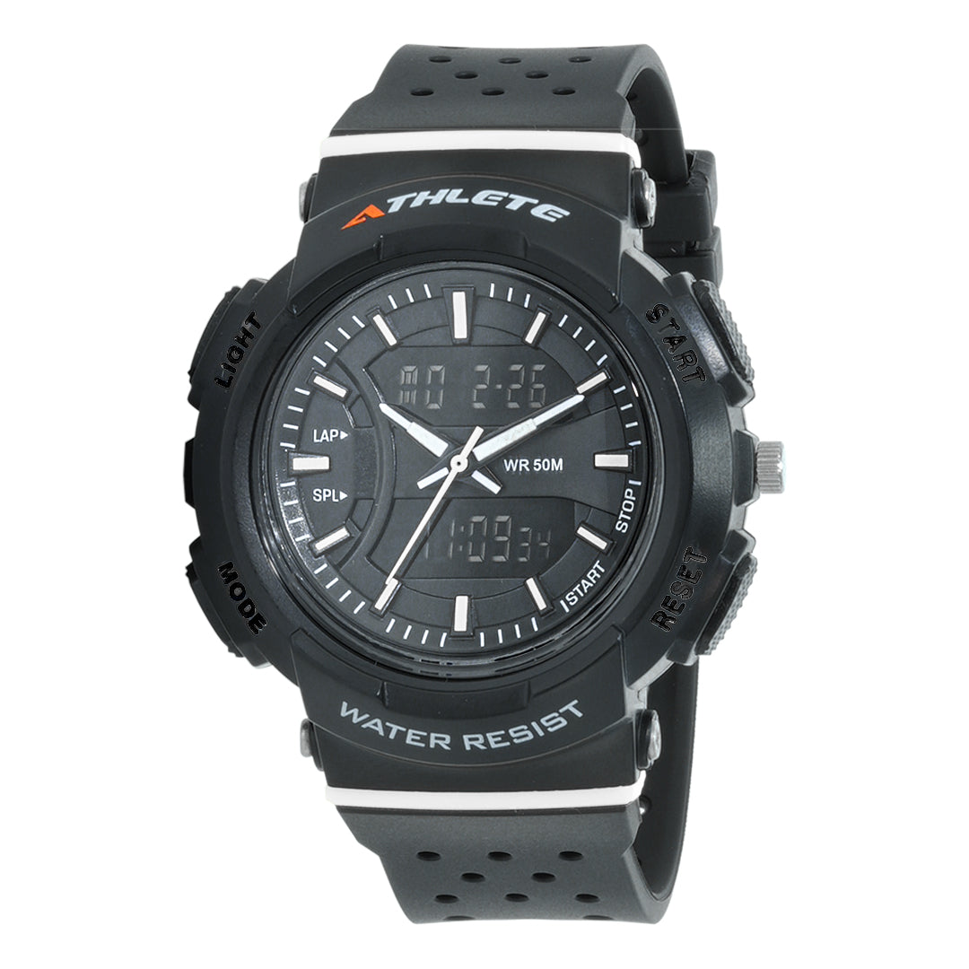 unisex black Analog Digital Quartz 