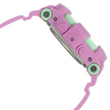 ELIZ ES8836L8PPP Plastic Case & PU Strap Analog-Digital Unisex Watch