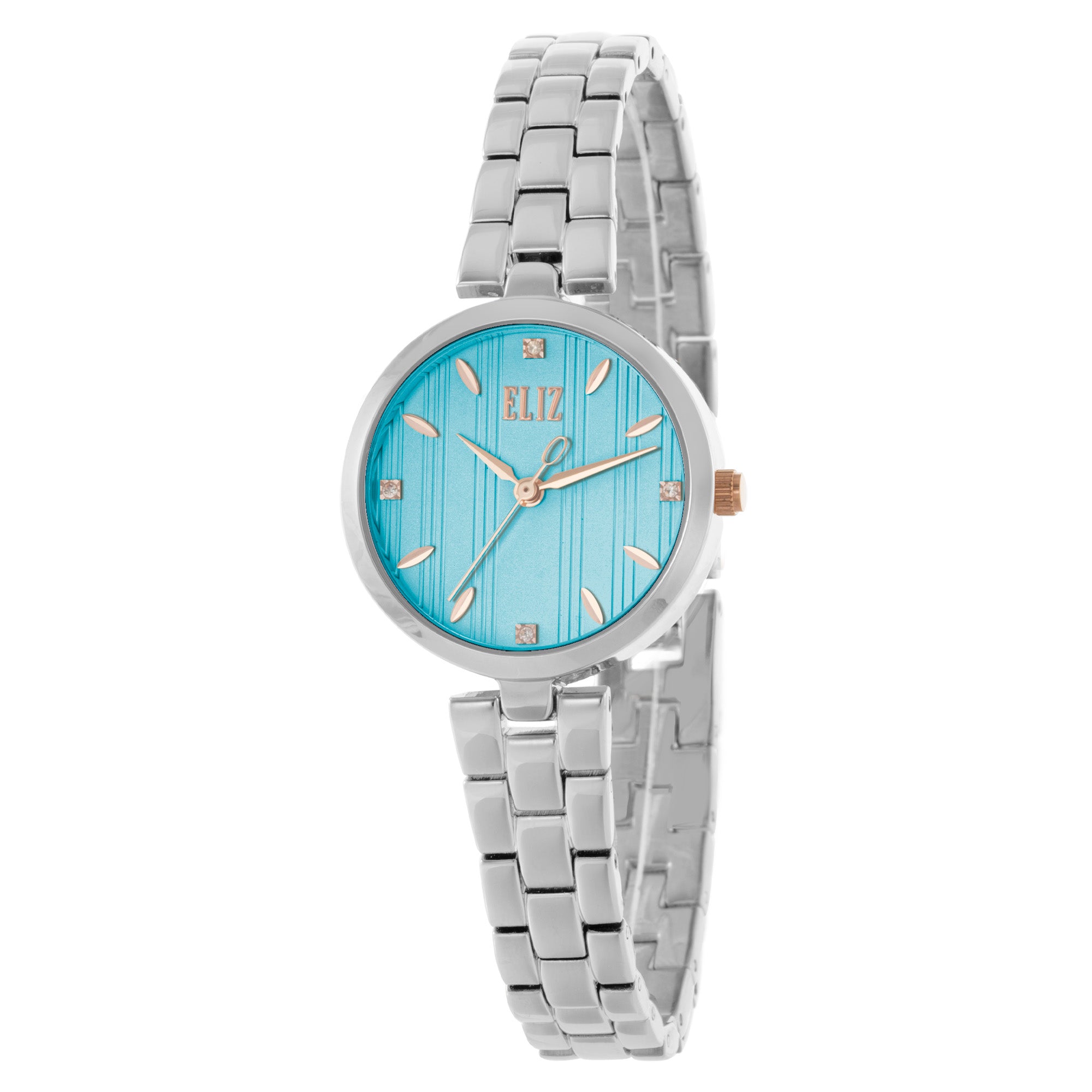 ELIZ ES8844L2SIS Metal Case and Bracelet 3-Hands Women's Watch