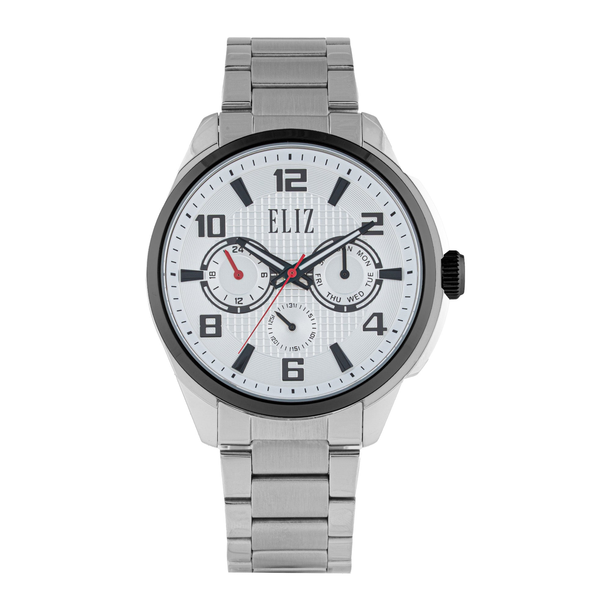 ELIZ ES8850G2MSS SS Case & Band Multifunction Men's Watch