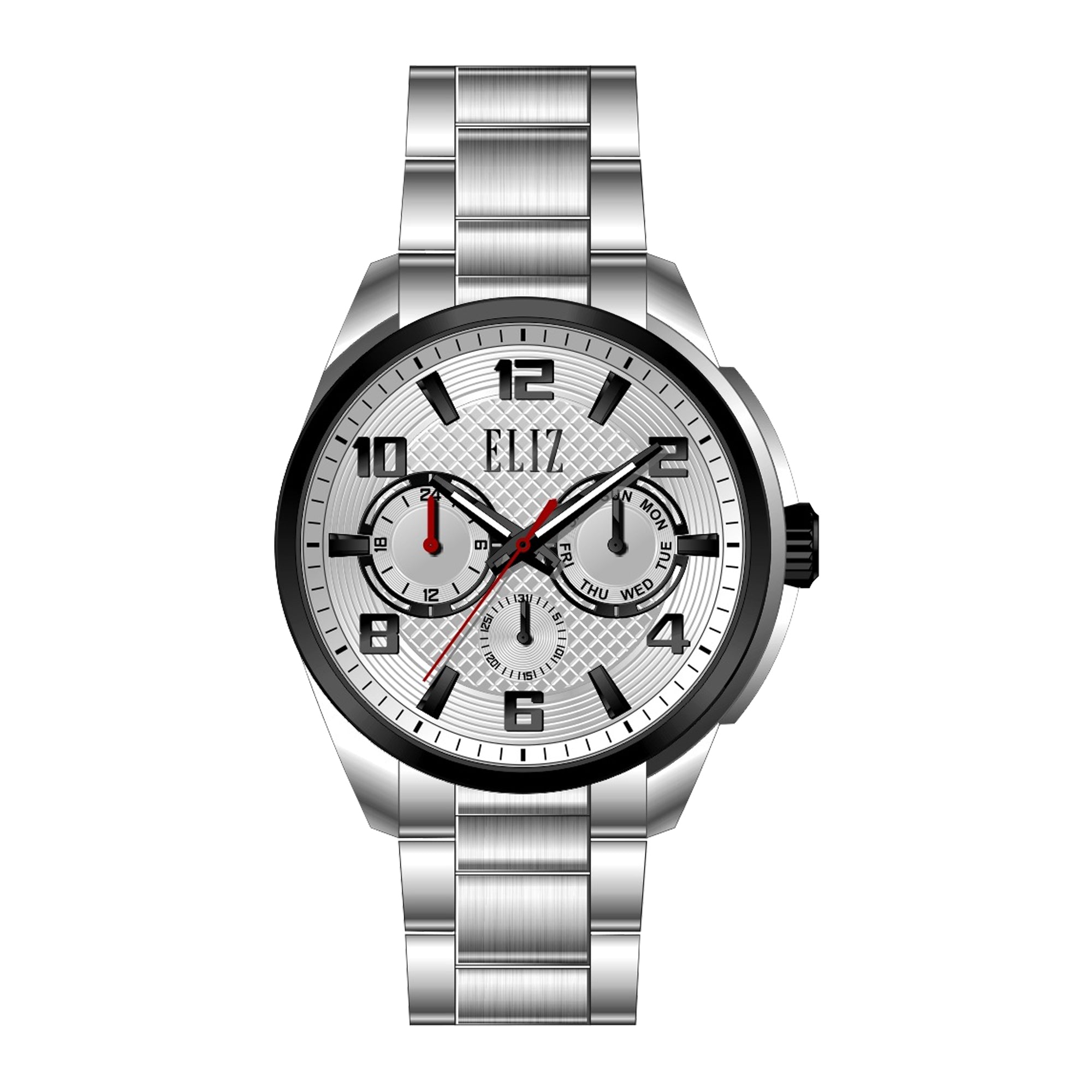 ELIZ ES8850G2MSS SS Case & Band Multifunction Men's Watch