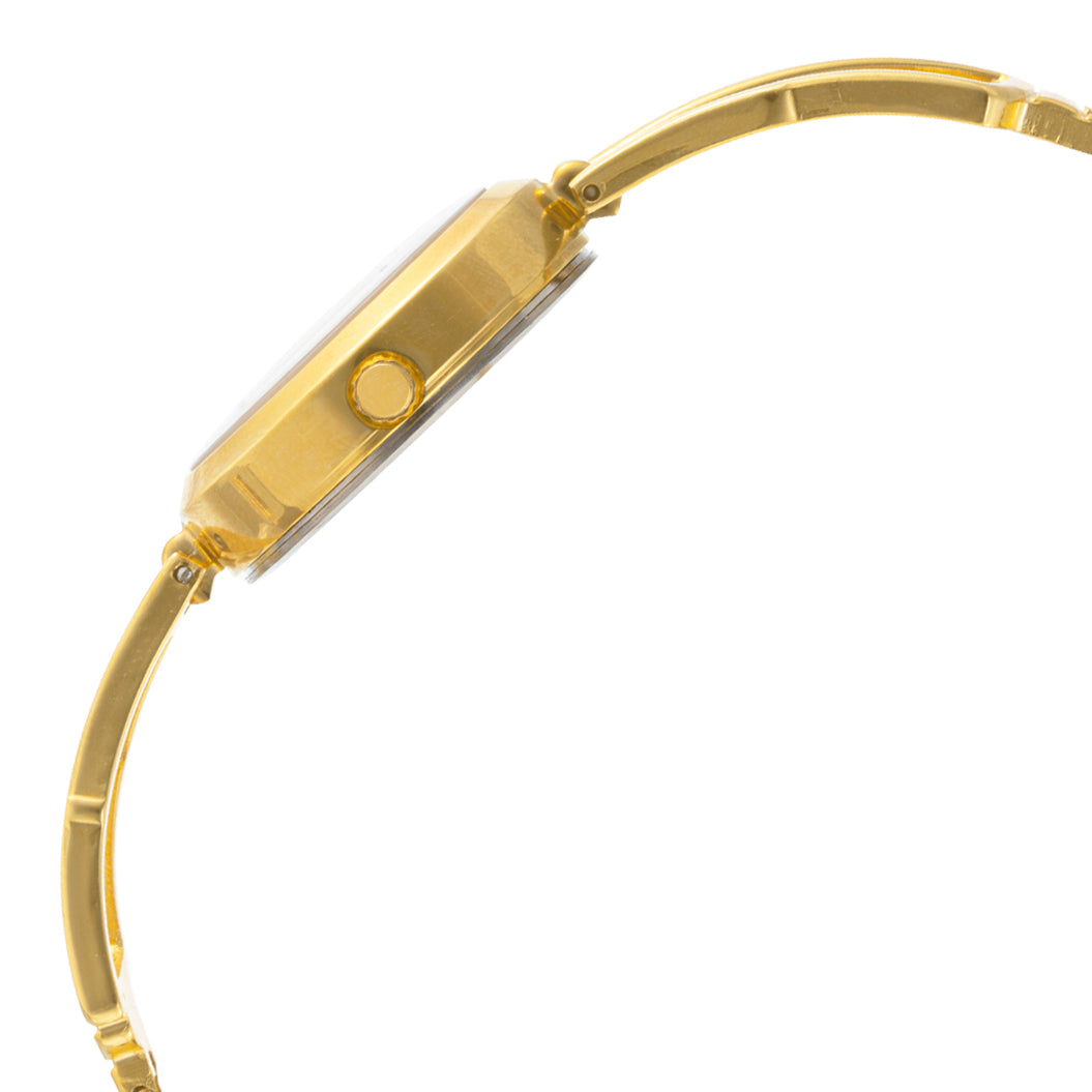 ELIZ ES8851L2GCG Metal Case  Bracelet Women's Watch - Side