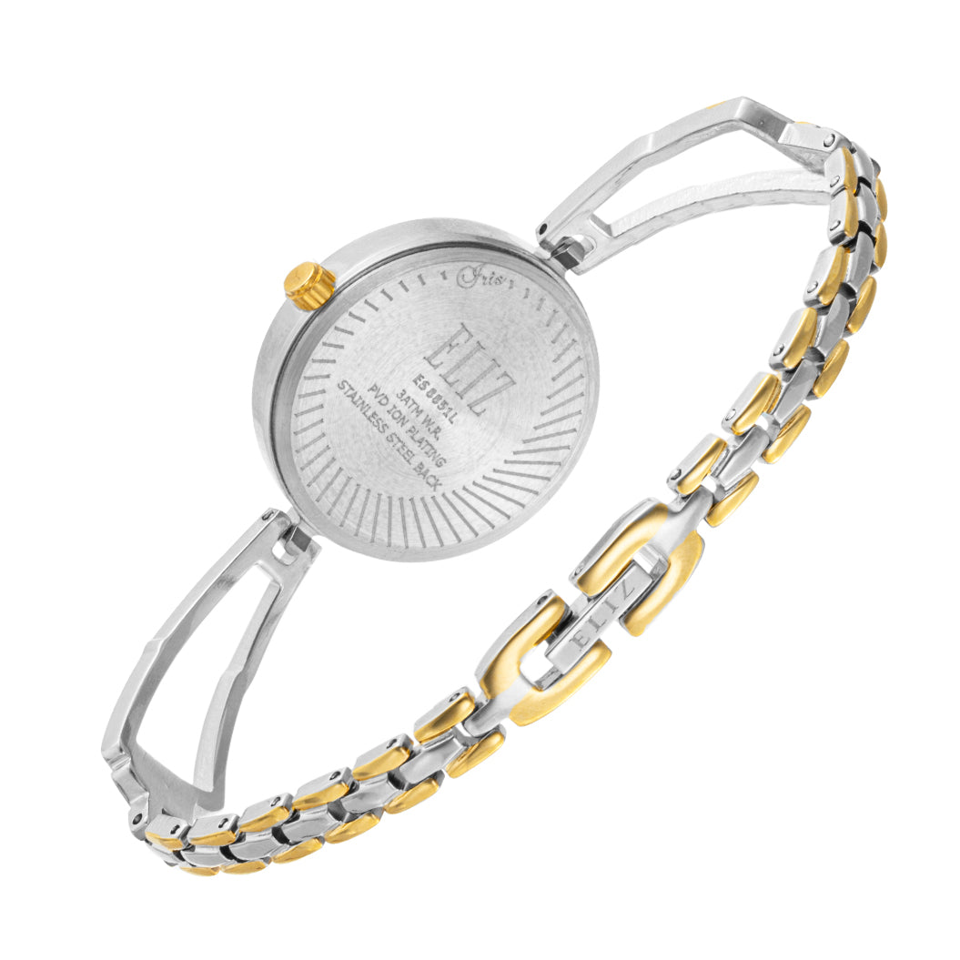 ELIZ ES8851L2TST Metal Case Bracelet Women's Watch - Back