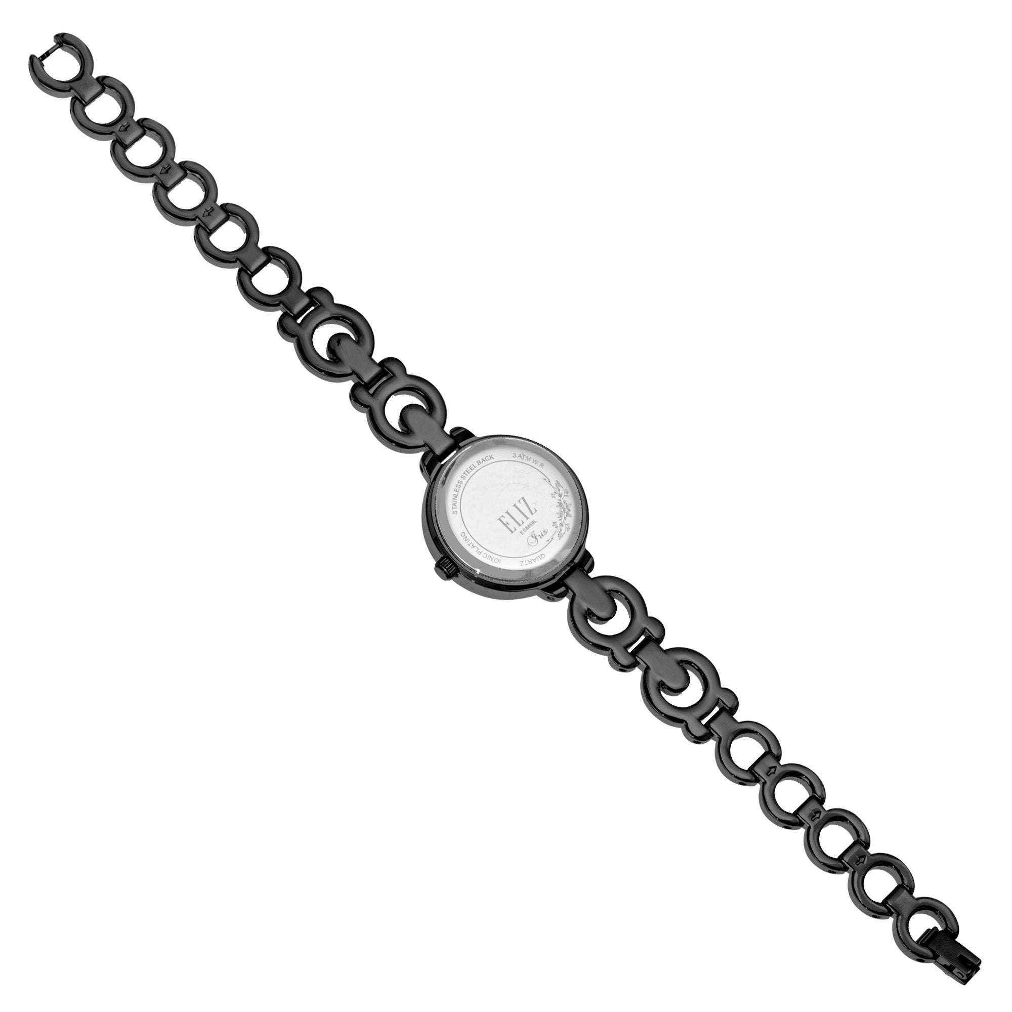ELIZ ES8858L2AGA Metal Case and Bracelet 3-Hands Women's Watch