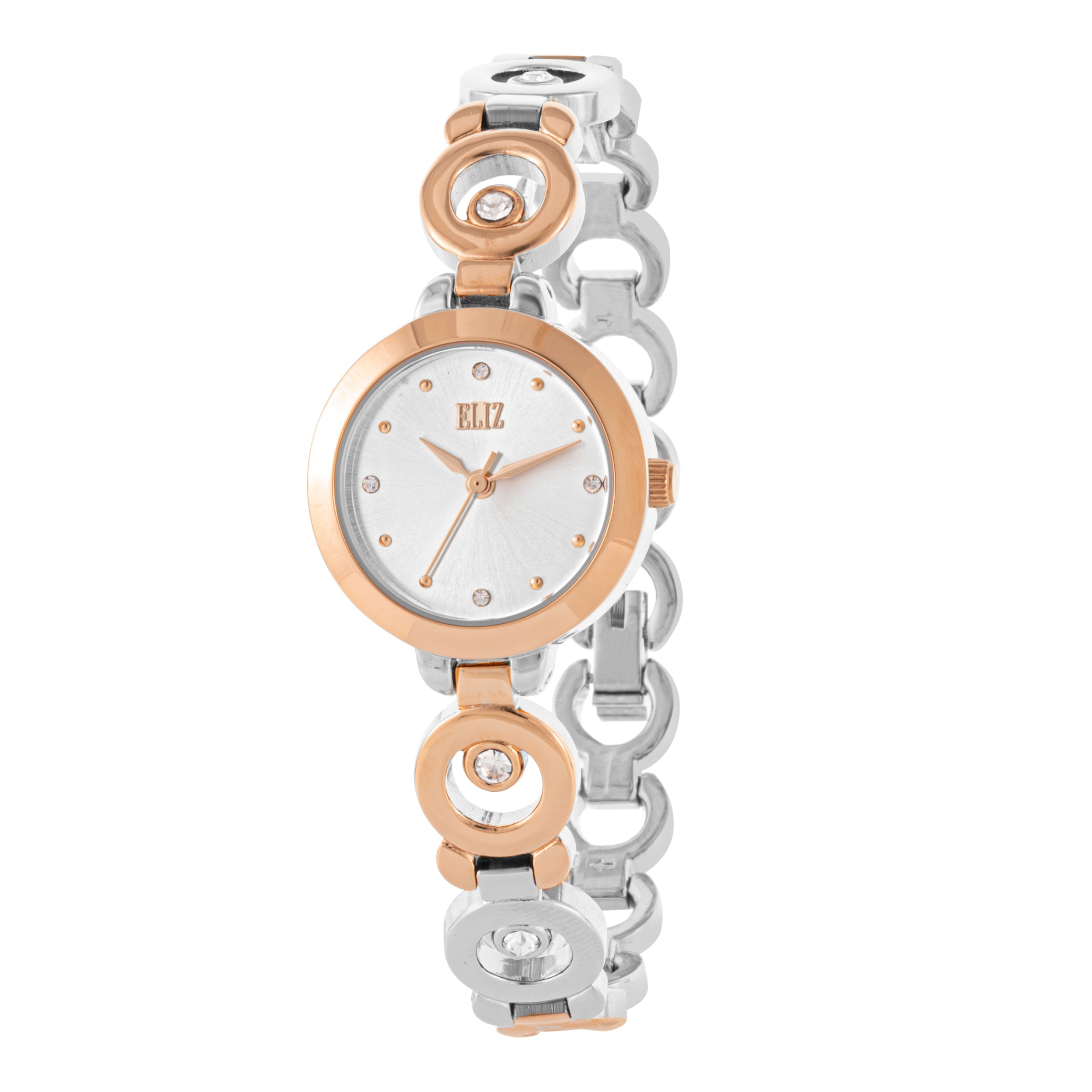 ELIZ ES8858L2USU Metal Case and Bracelet 3-Hands Women's Watch