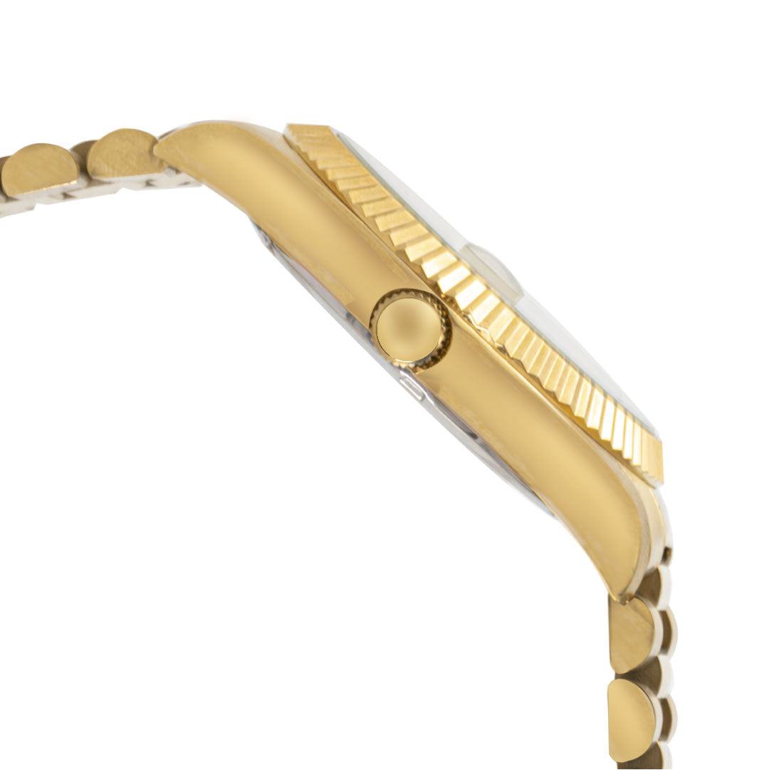 ELIZ ES8862G2GCG SS Case & Band Day-Date Men's Watch