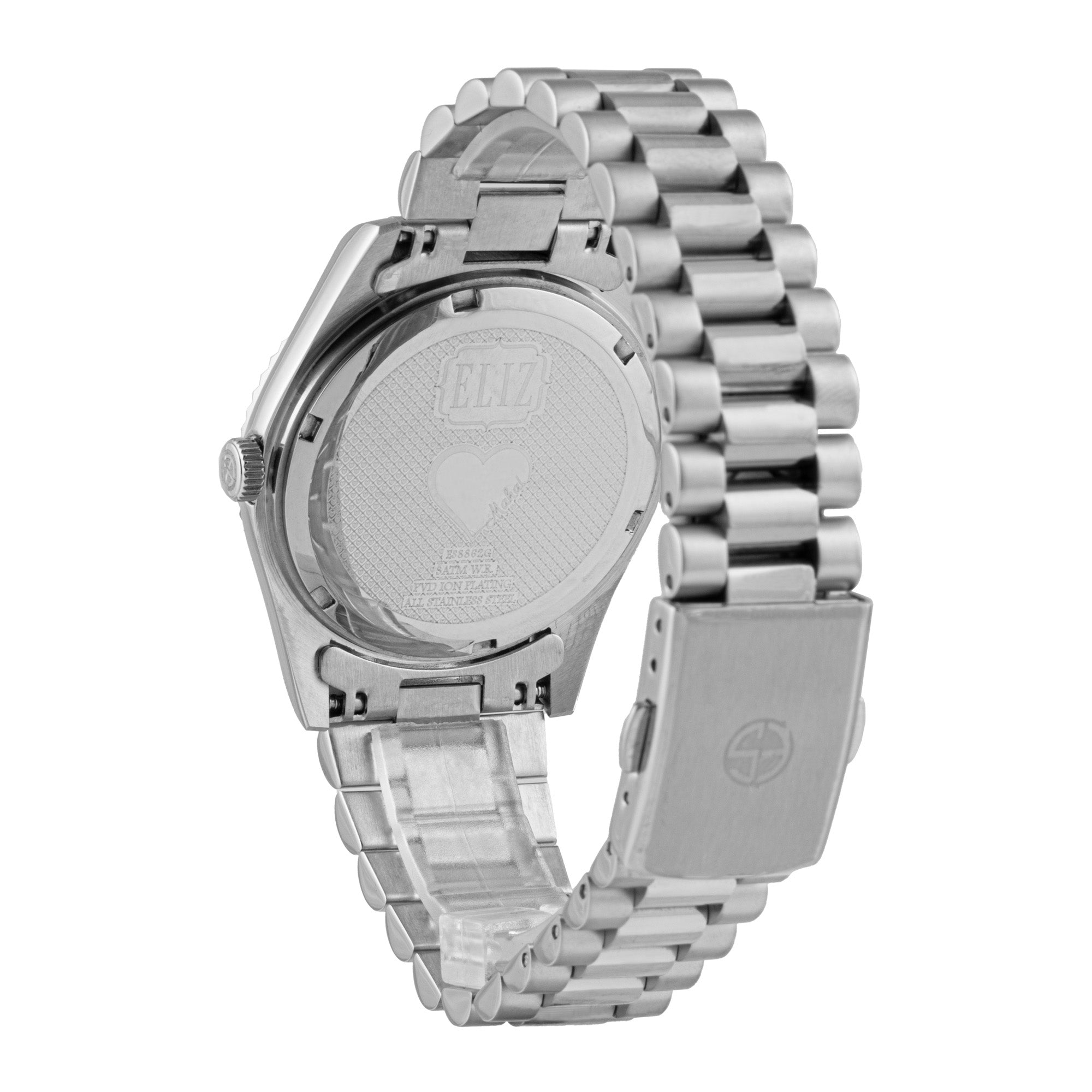 ELIZ ES8862G2SGS SS Case & Band Day-Date Men's Watch