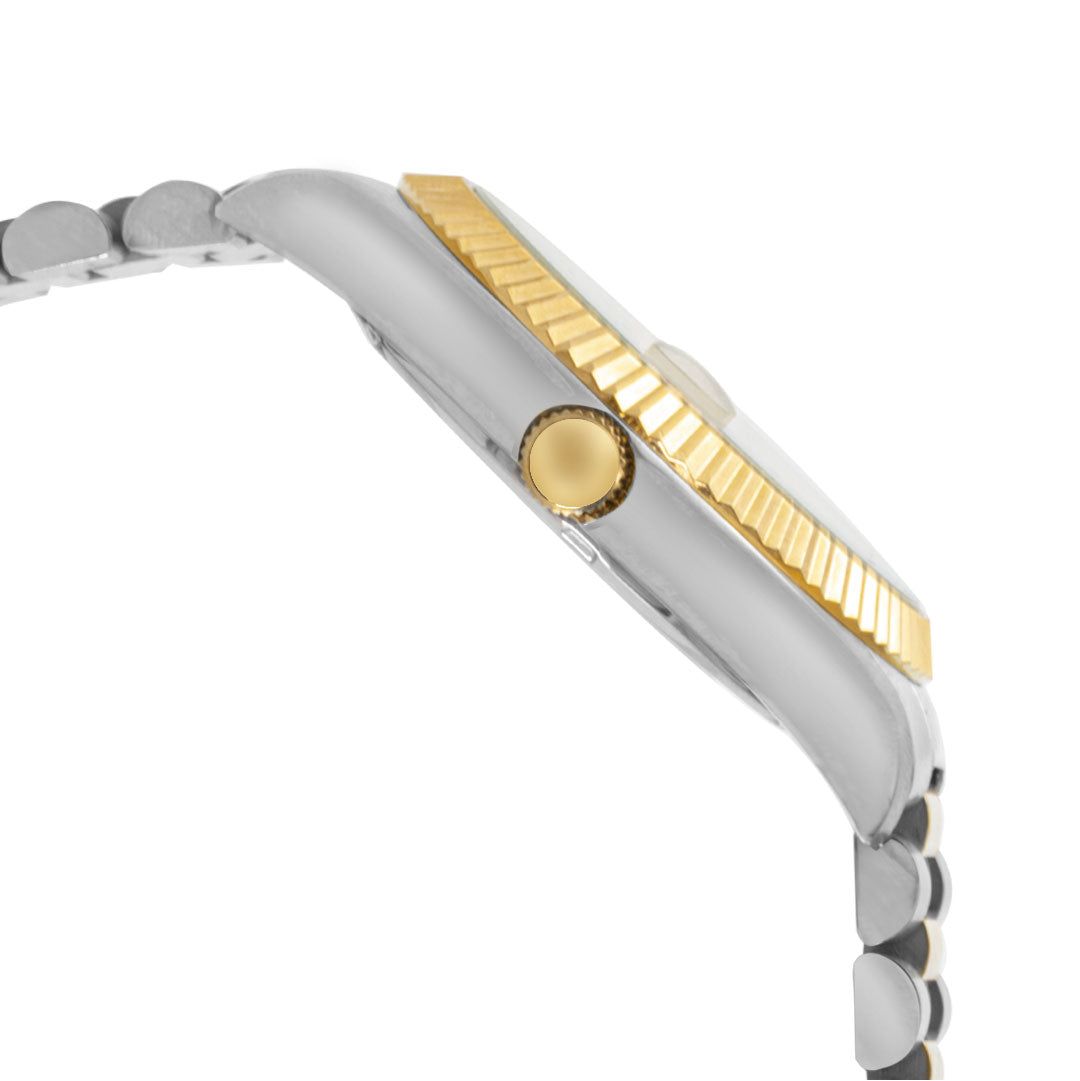 ELIZ ES8862G2TST SS Case & Band Day-Date Men's Watch