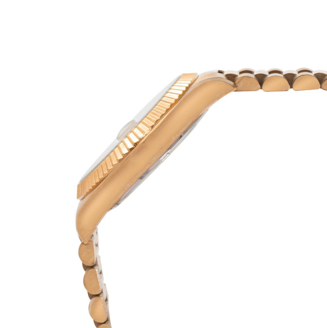 ELIZ ES8862L2RHR SS Case & Band Date Women's Watch