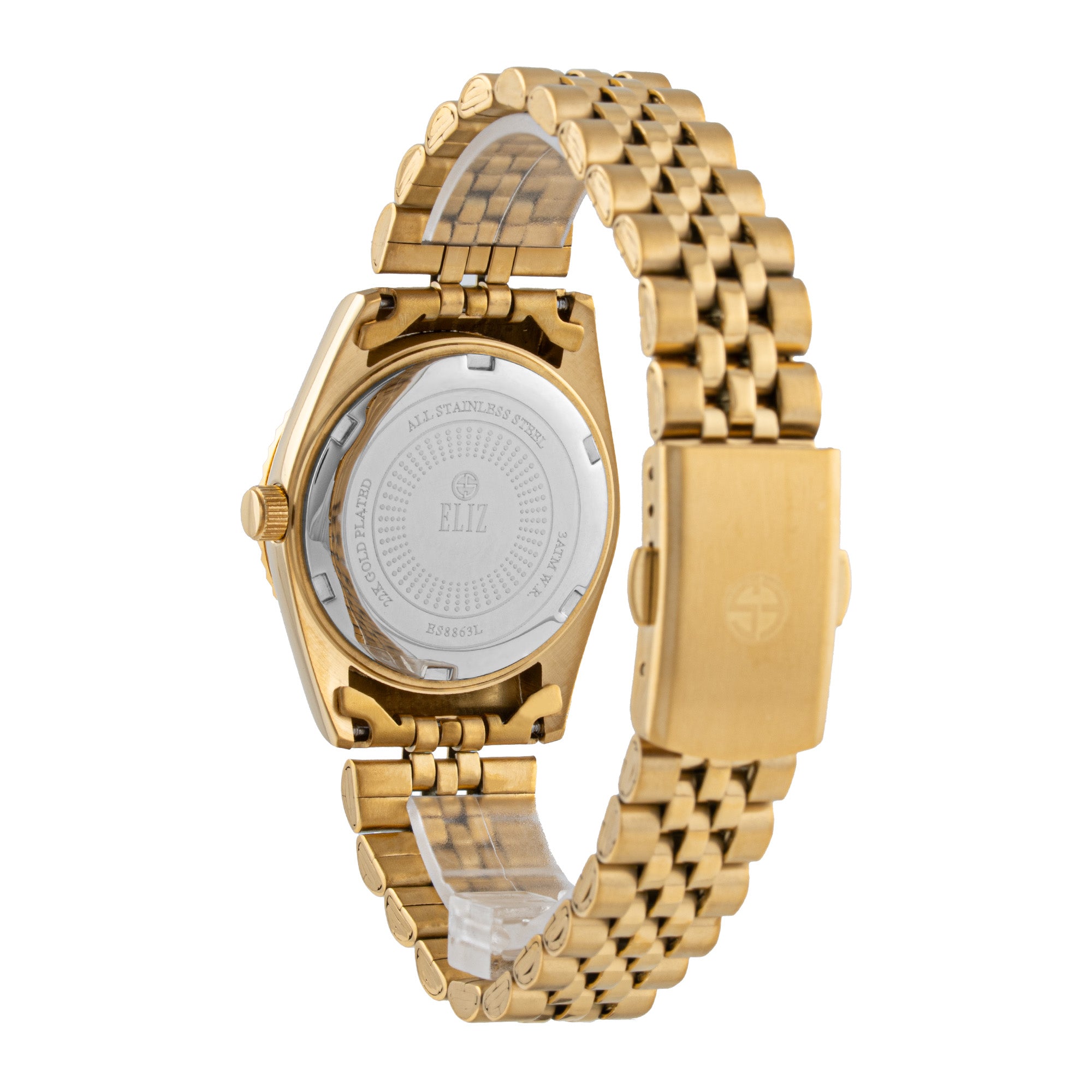 ELIZ ES8863L2GCG SS Case & Band Day-Date Women's Watch