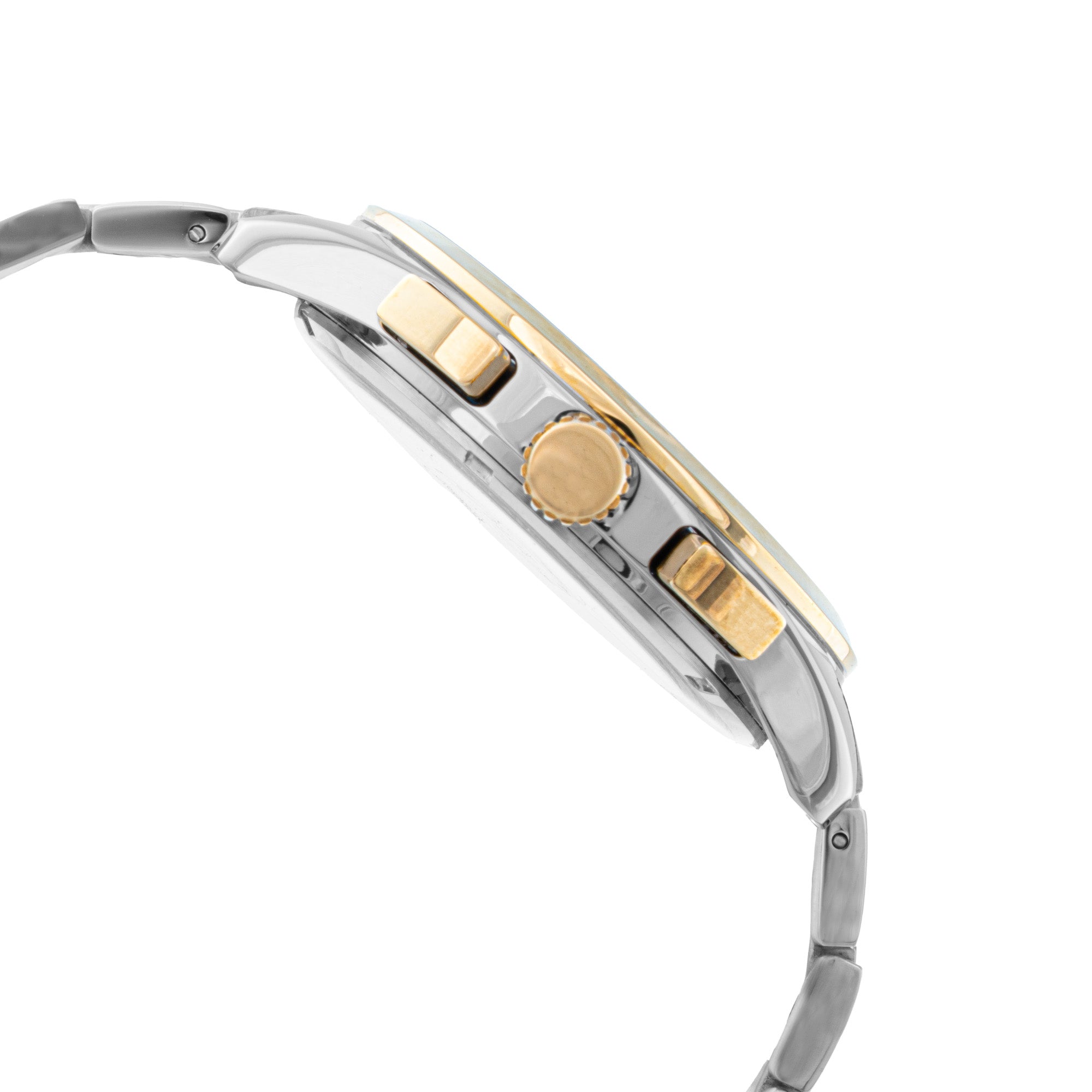 ELIZ ES8867G2TST SS Caseback & Band Multifunction Men's Watch