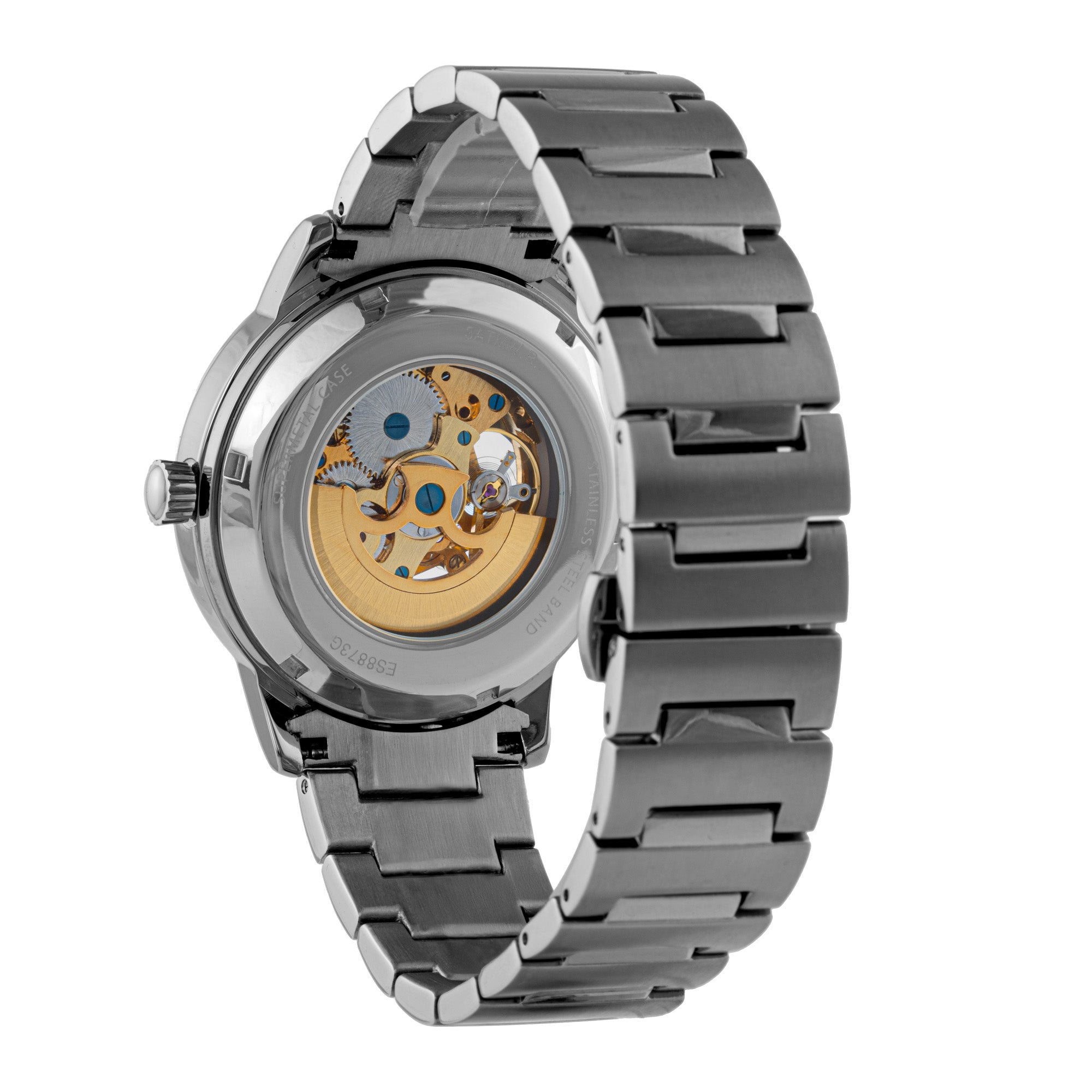 ELIZ ES8873G2ABA SS Caseback & Band Automatic Men's Watch