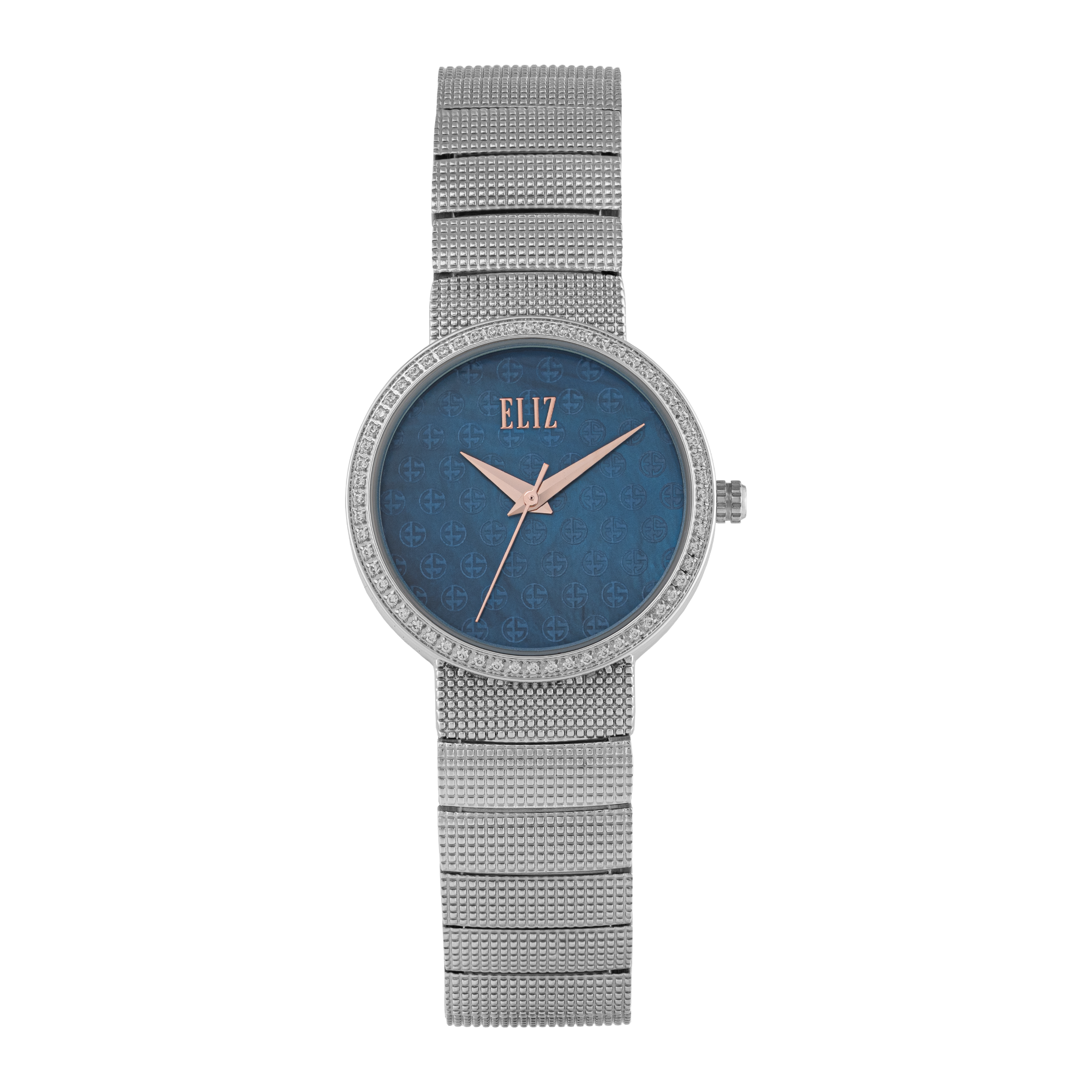 ELIZ  ES8878L2SQS SS Caseback & Band Three-hands Women's Watch