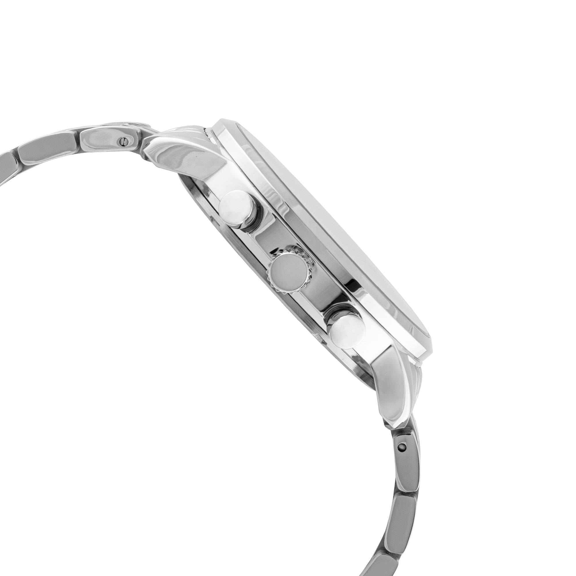 ELIZ  ES8882L2SSS SS Caseback & Band Chronograph Women's Watch