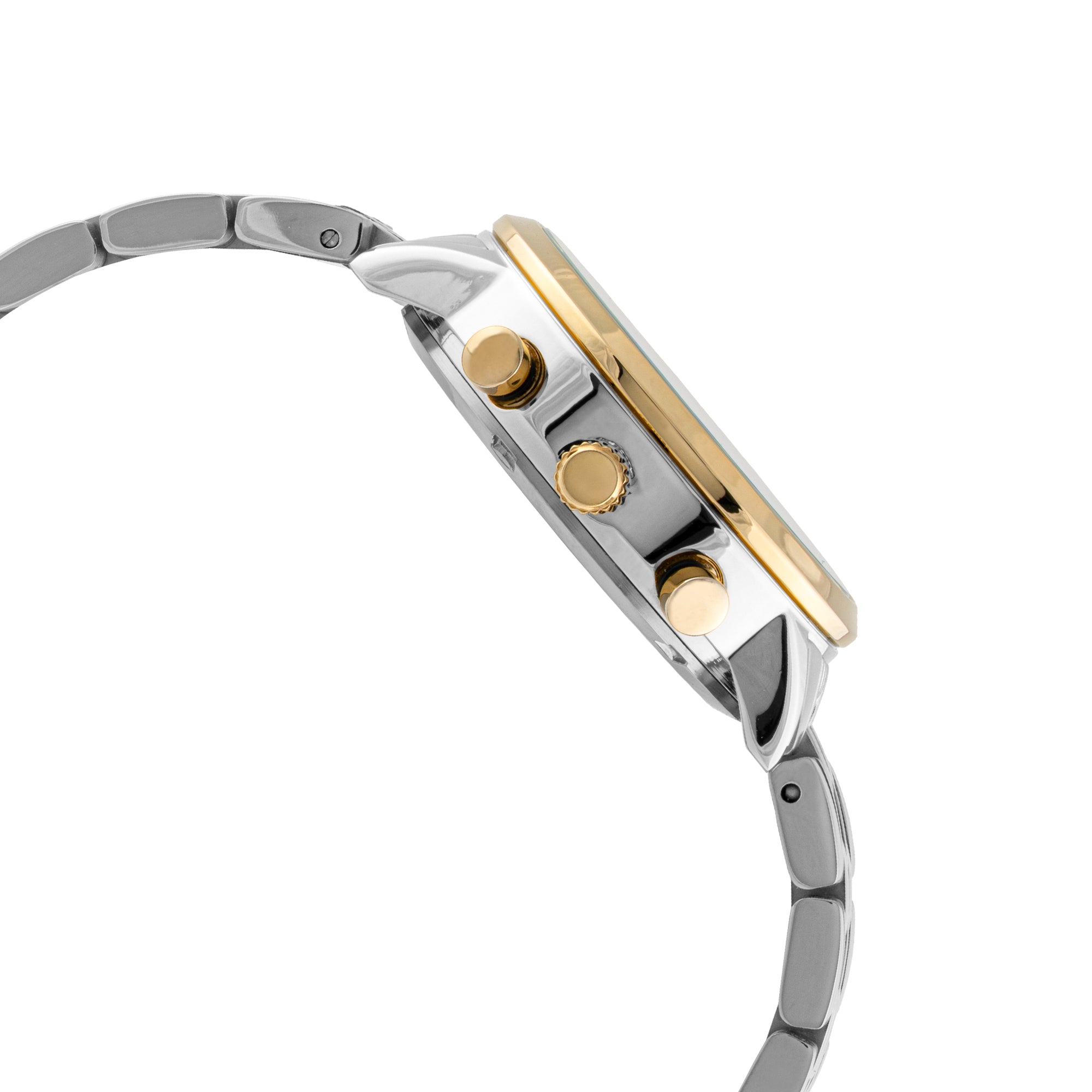 ELIZ  ES8882L2TST SS Caseback & Band Chronograph Women's Watch