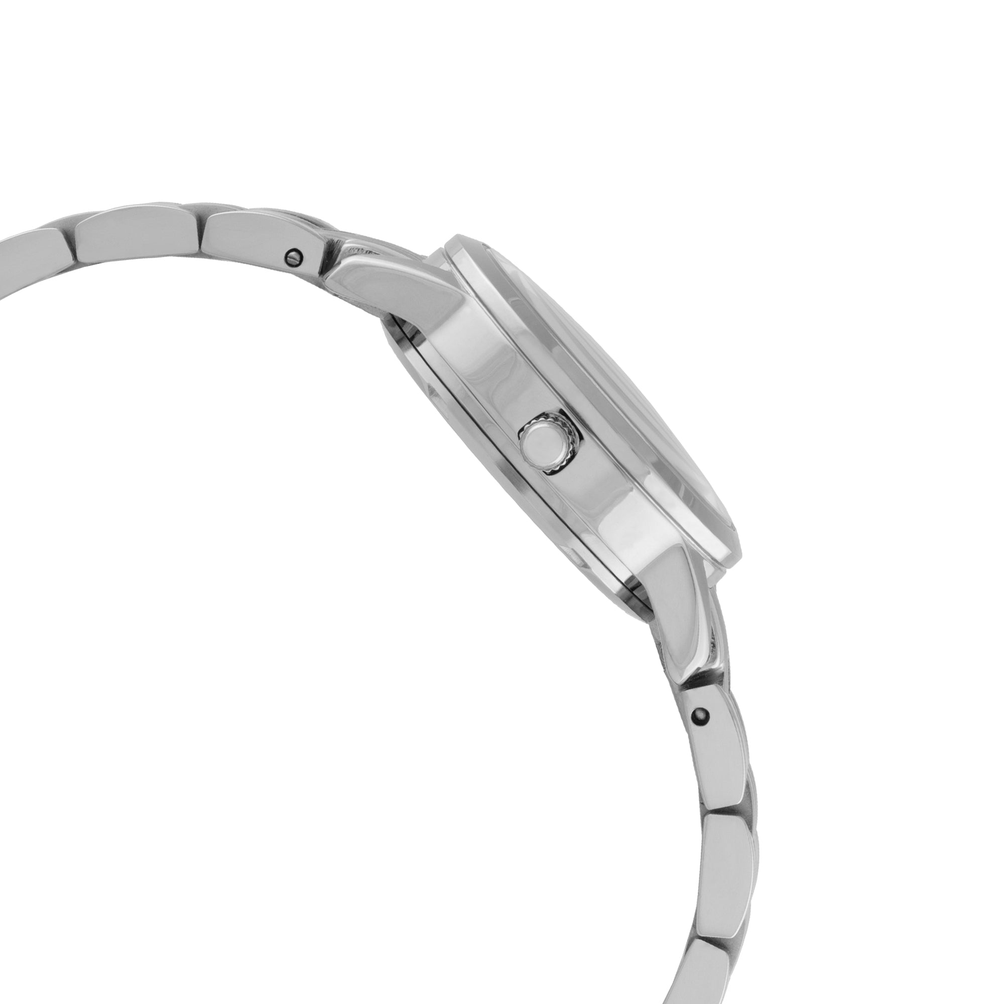 ELIZ  ES8883L2SBS SS Caseback & Band Calendar Women's Watch