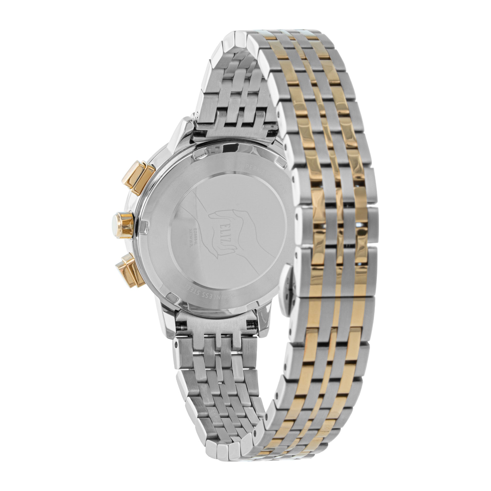 ELIZ ES8884L2TST SS Caseback & Band Multifunction Women's Watch