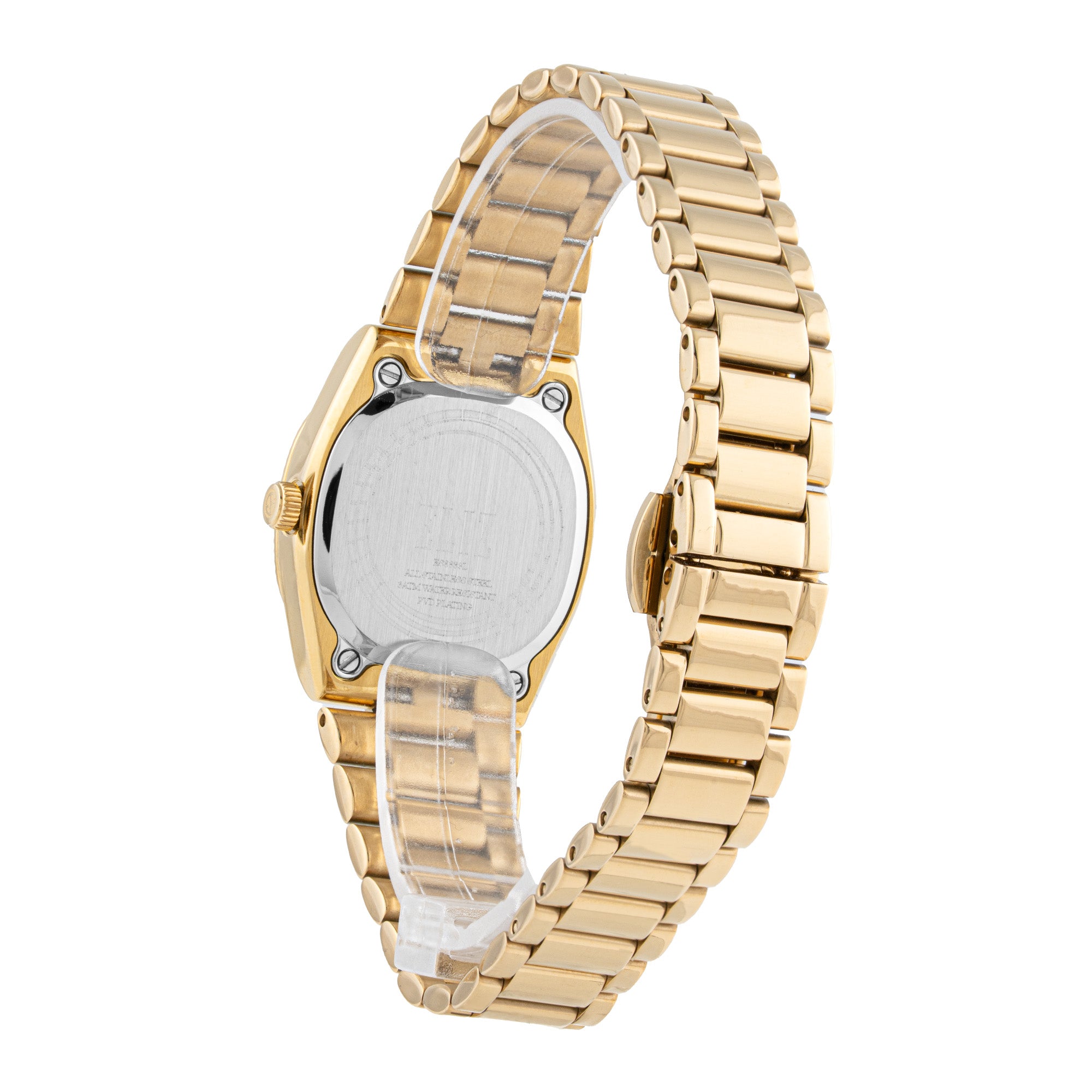 ELIZ ES8889L2GSG SS Case & Band Calendar Women's Watch