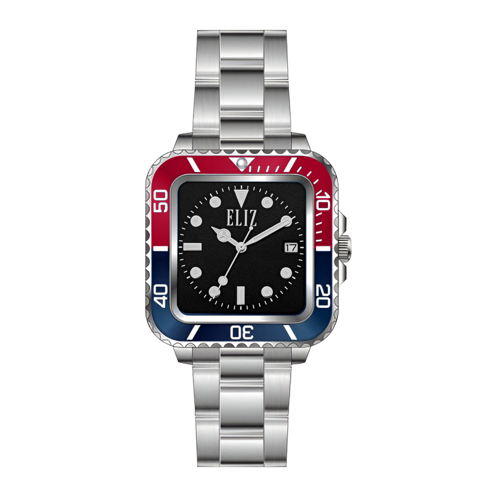 ELIZ ES8892G2SRS SS Case Band Calendar Men #39 s Watch ELIZ ES8892G2SRS SS Case Band Calendar Men #39 s Watch