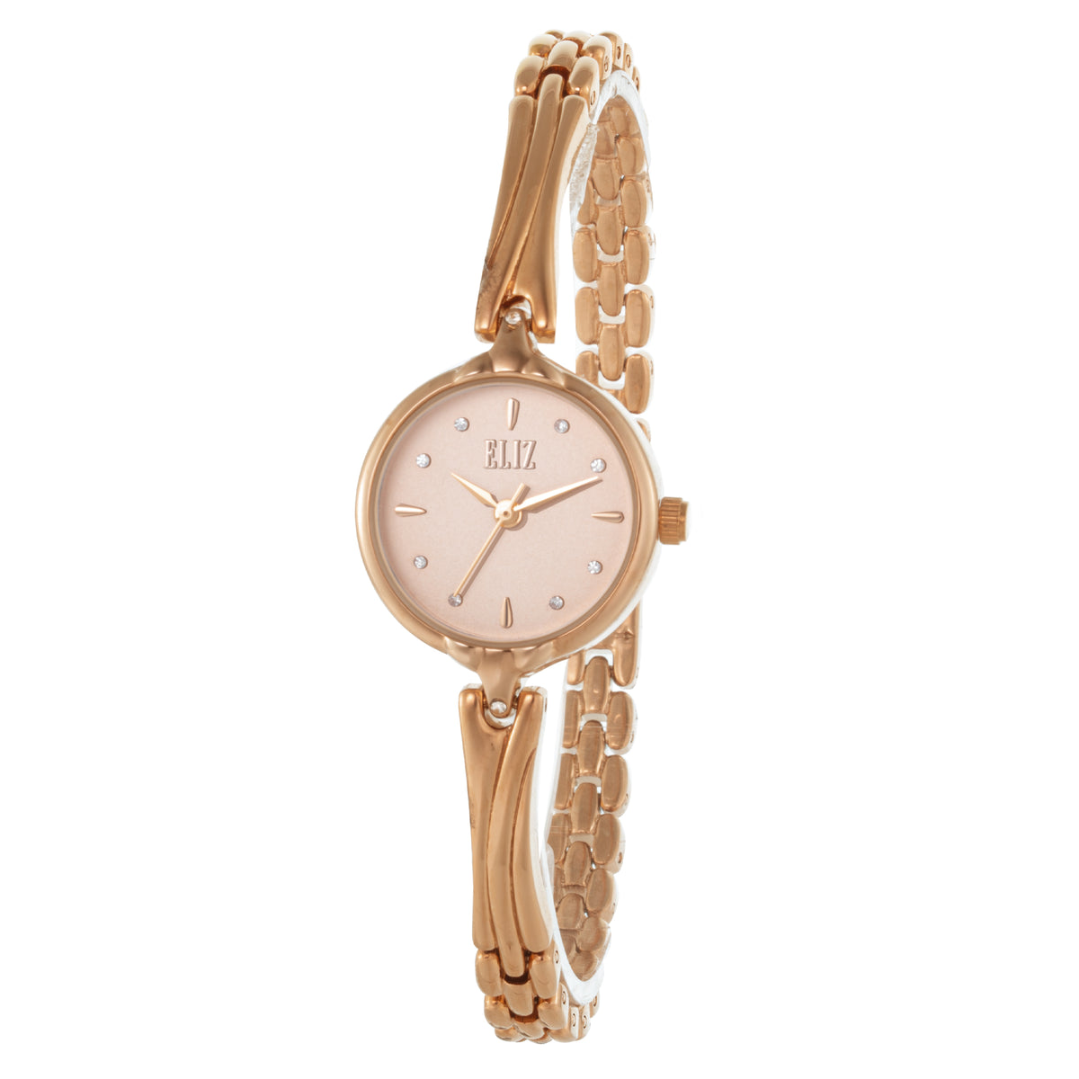 ELIZ ES8897L2RPR Metal Case and Bracelet 3-Hands Women's Watch