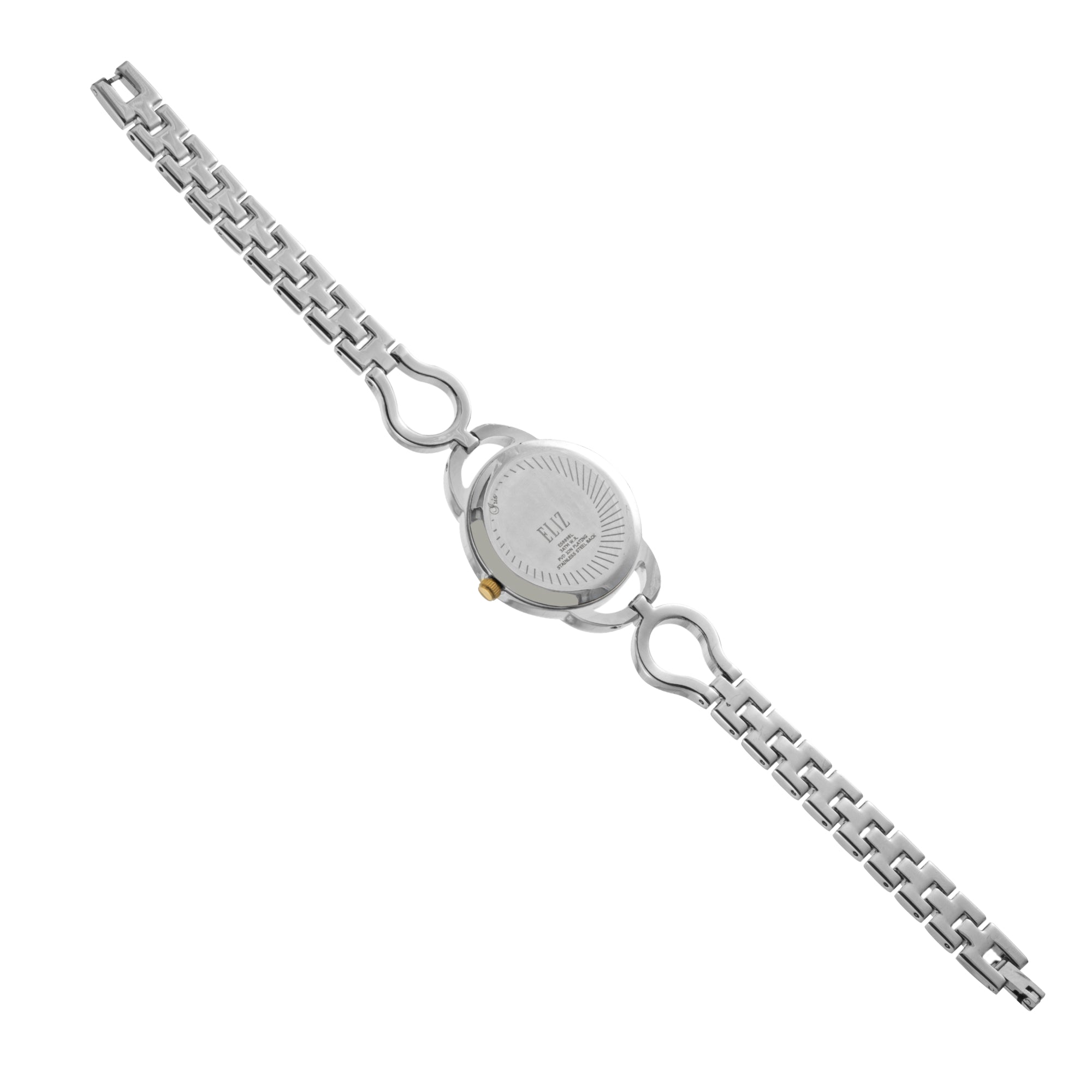 ELIZ ES8898L2TST Metal Case and Bracelet 3-Hands Women's Watch