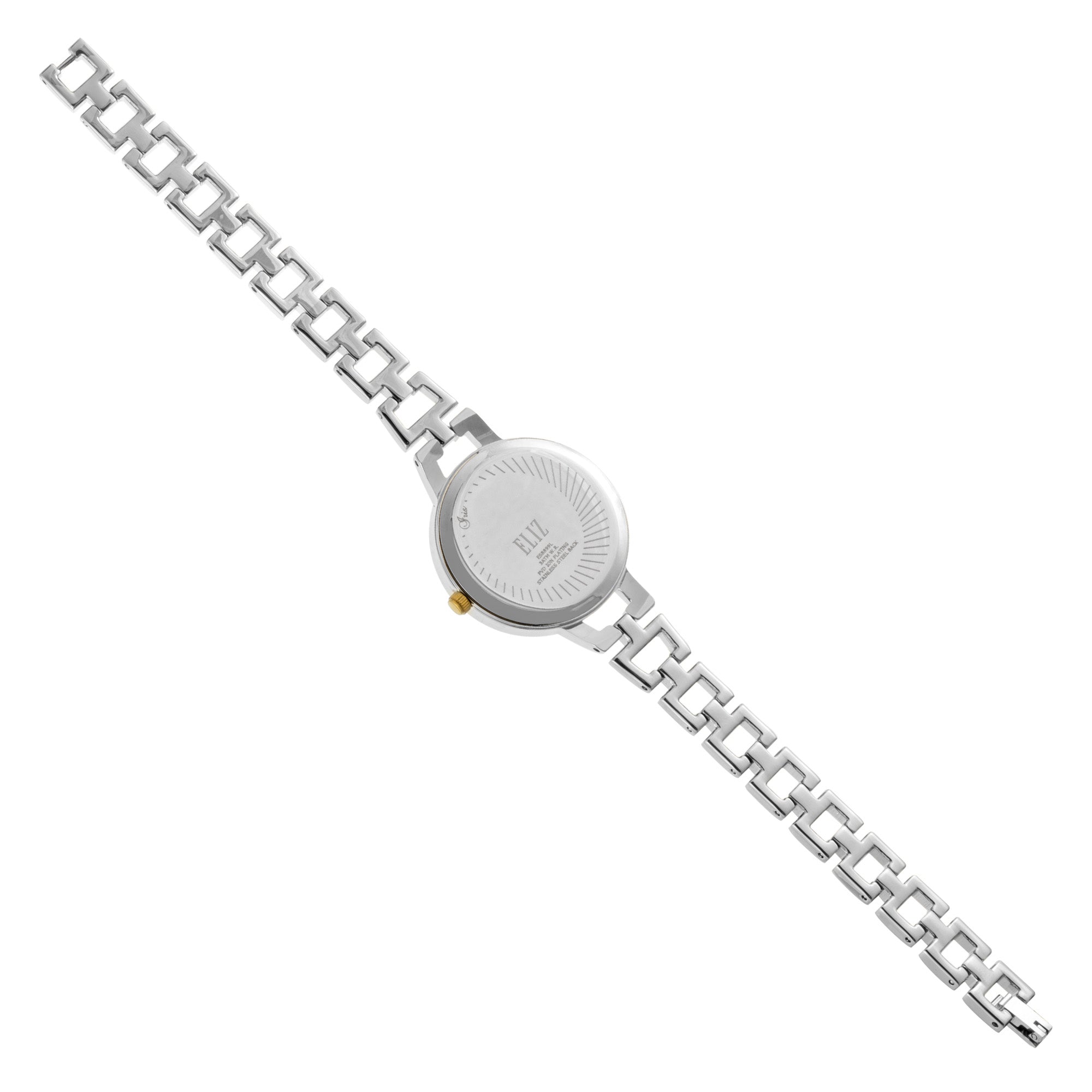 ELIZ ES8899L2TST Metal Case and Bracelet Three-hands Women's Watch