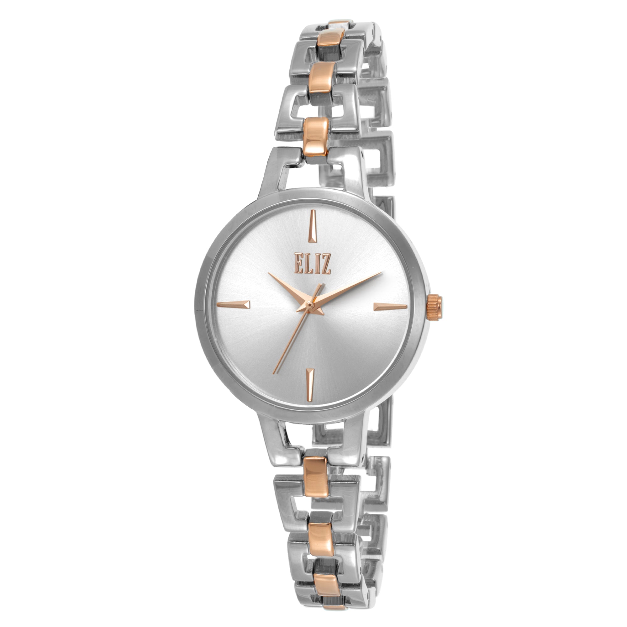 ELIZ ES8899L2USU Metal Case and Bracelet 3-Hands Women's Watch