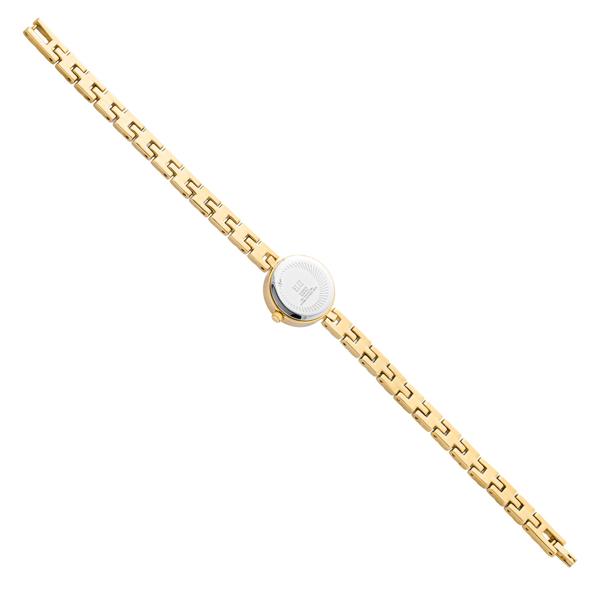 ELIZ ES8903L2GCG Metal Case and Bracelet Three-hands Women's Watch