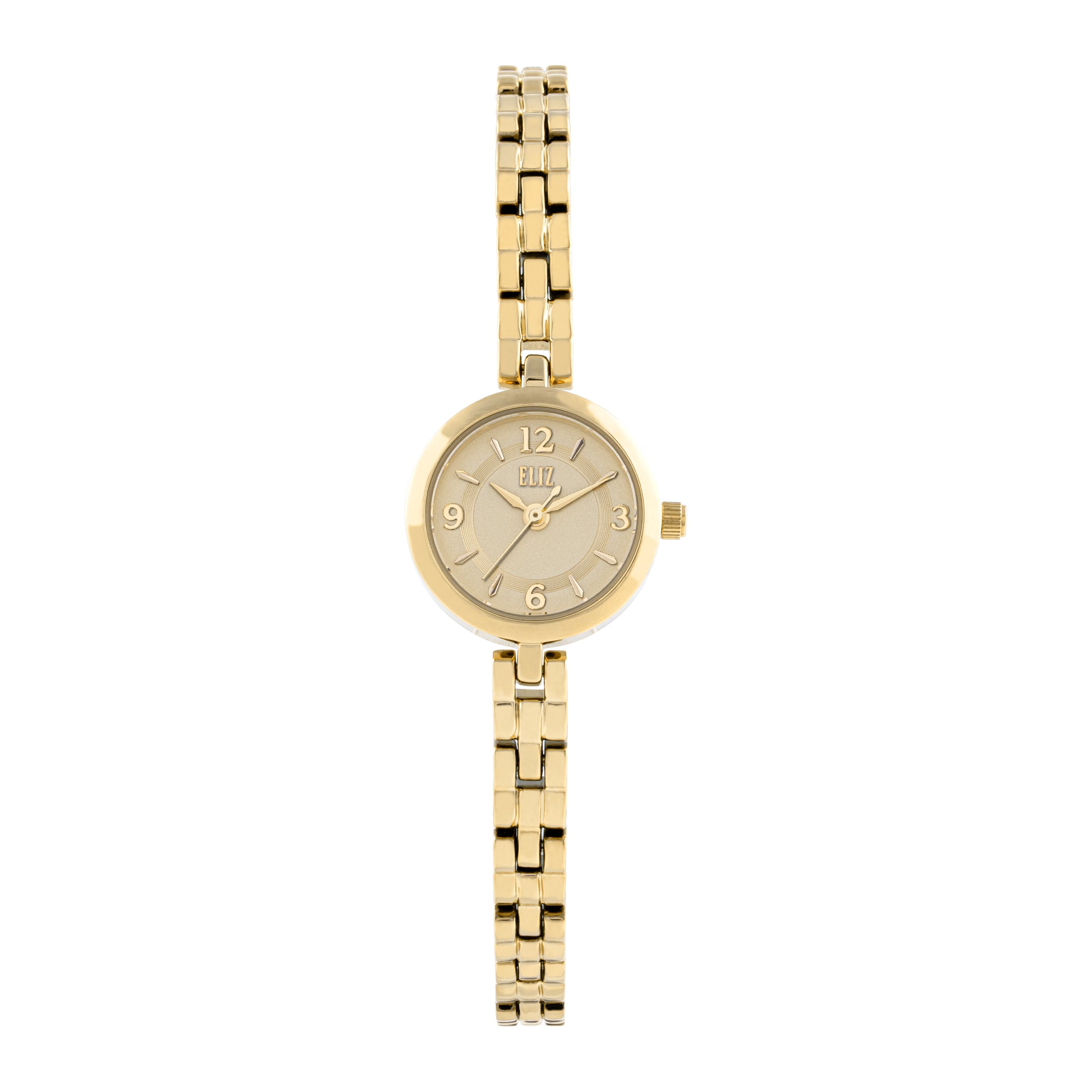 ELIZ ES8903L2GCG Metal Case and Bracelet Three-hands Women's Watch