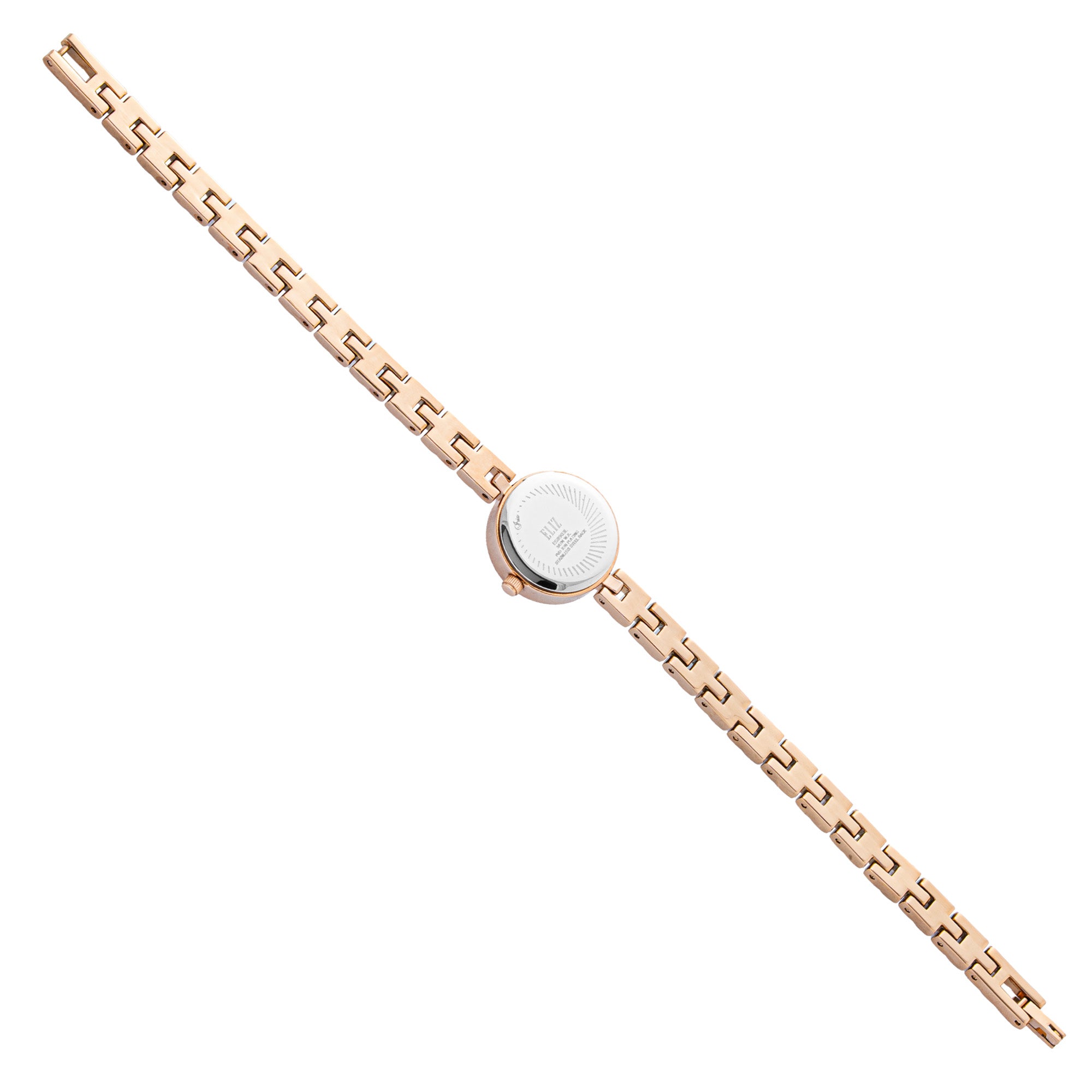 ELIZ ES8903L2RPR METAL CASE AND BRACELET THREE-HANDS WOMEN'S WATCH