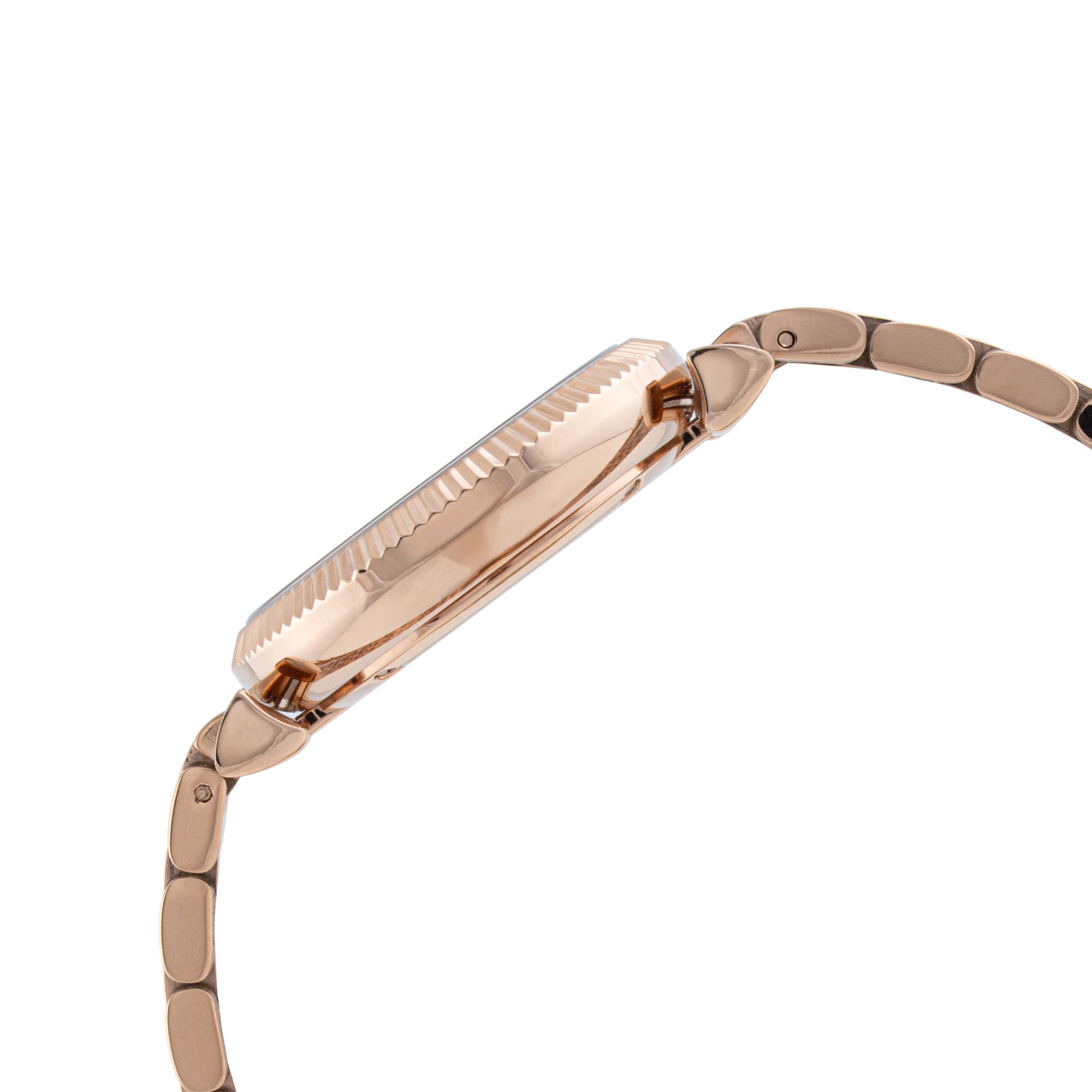 ELIZ ES8904L2RWR SS Case & Band 3-Hands Women's Watch