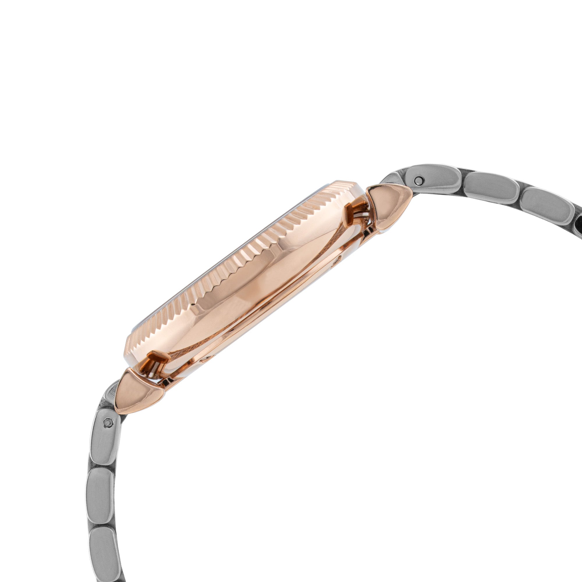 ELIZ ES8904L2UGU SS Case & Band 3-Hands Women's Watch
