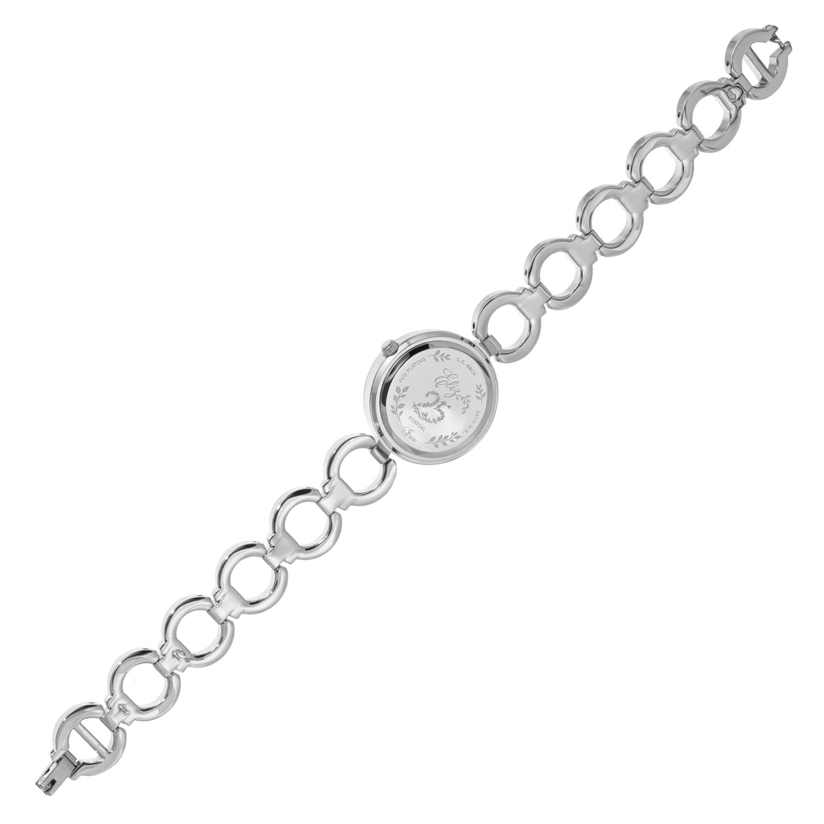 ELIZ ES8960L2SES Metal Case and Bracelet 3-Hands Women's Watch