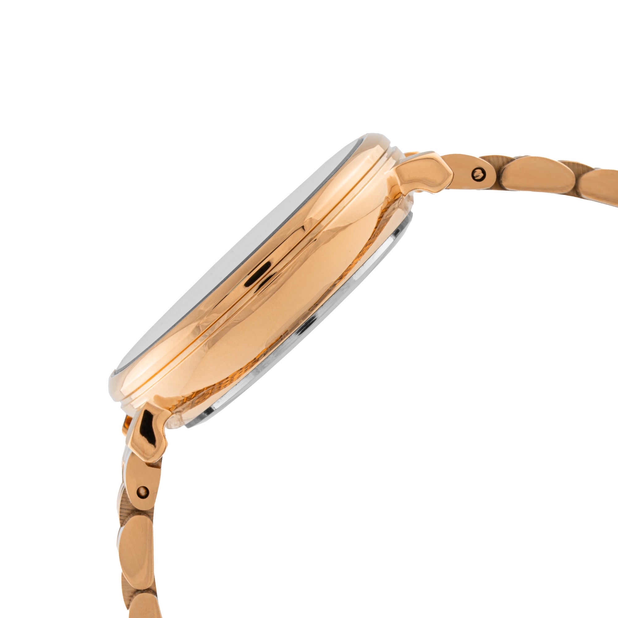 ELIZ ES8915L2RPR SS Caseback & Band Multifunction Women's Watch