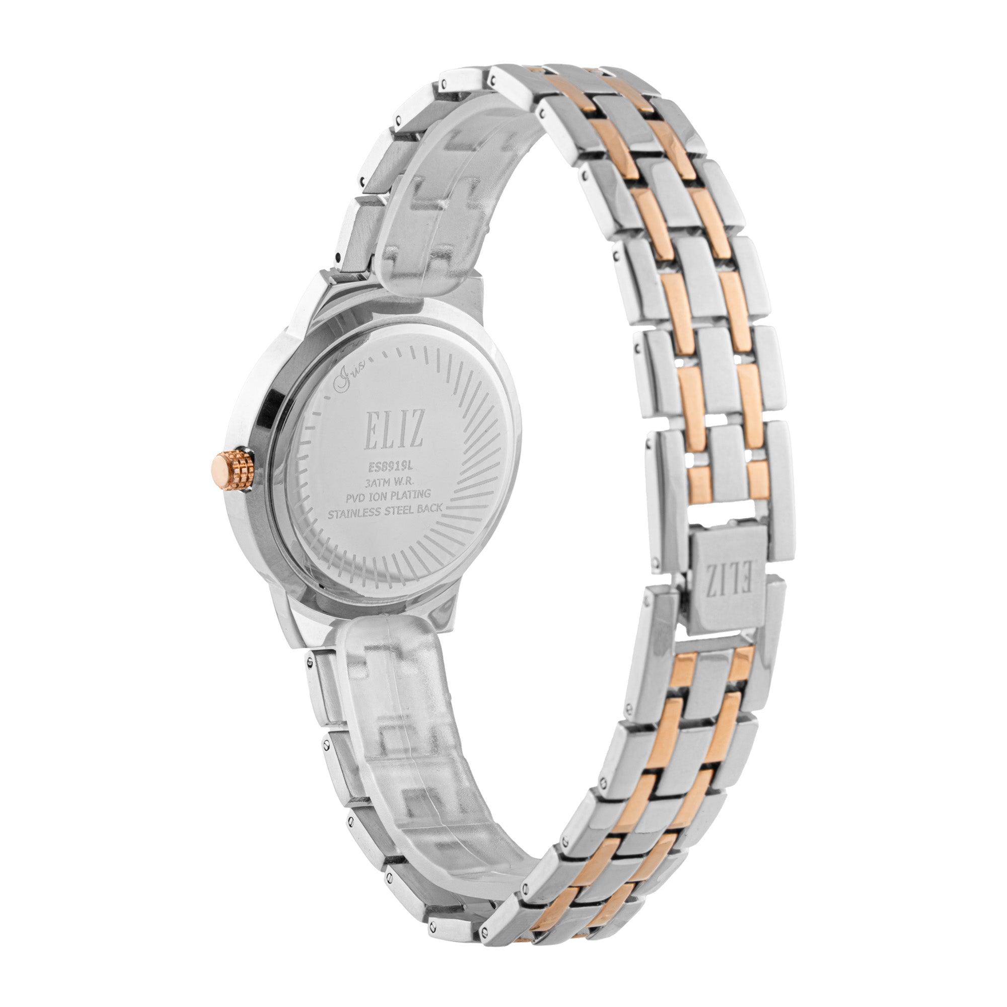 ELIZ ES8919L2UEU Metal Case and Bracelet 3-Hands Women's Watch