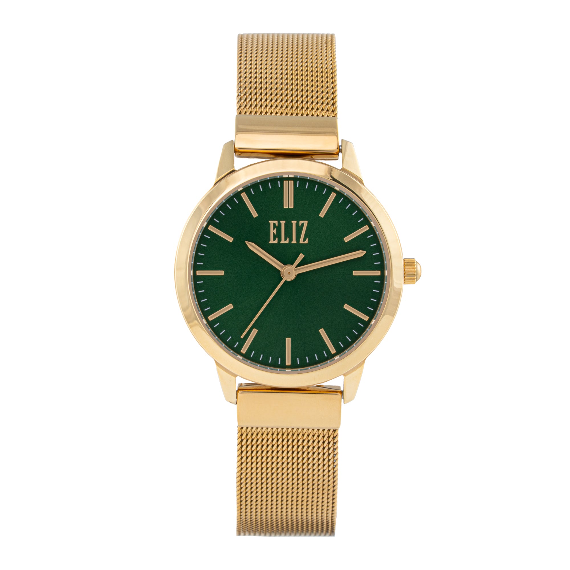 ELIZ ES8929L2GEG SS Case & Band 3-Hands Women's Watch