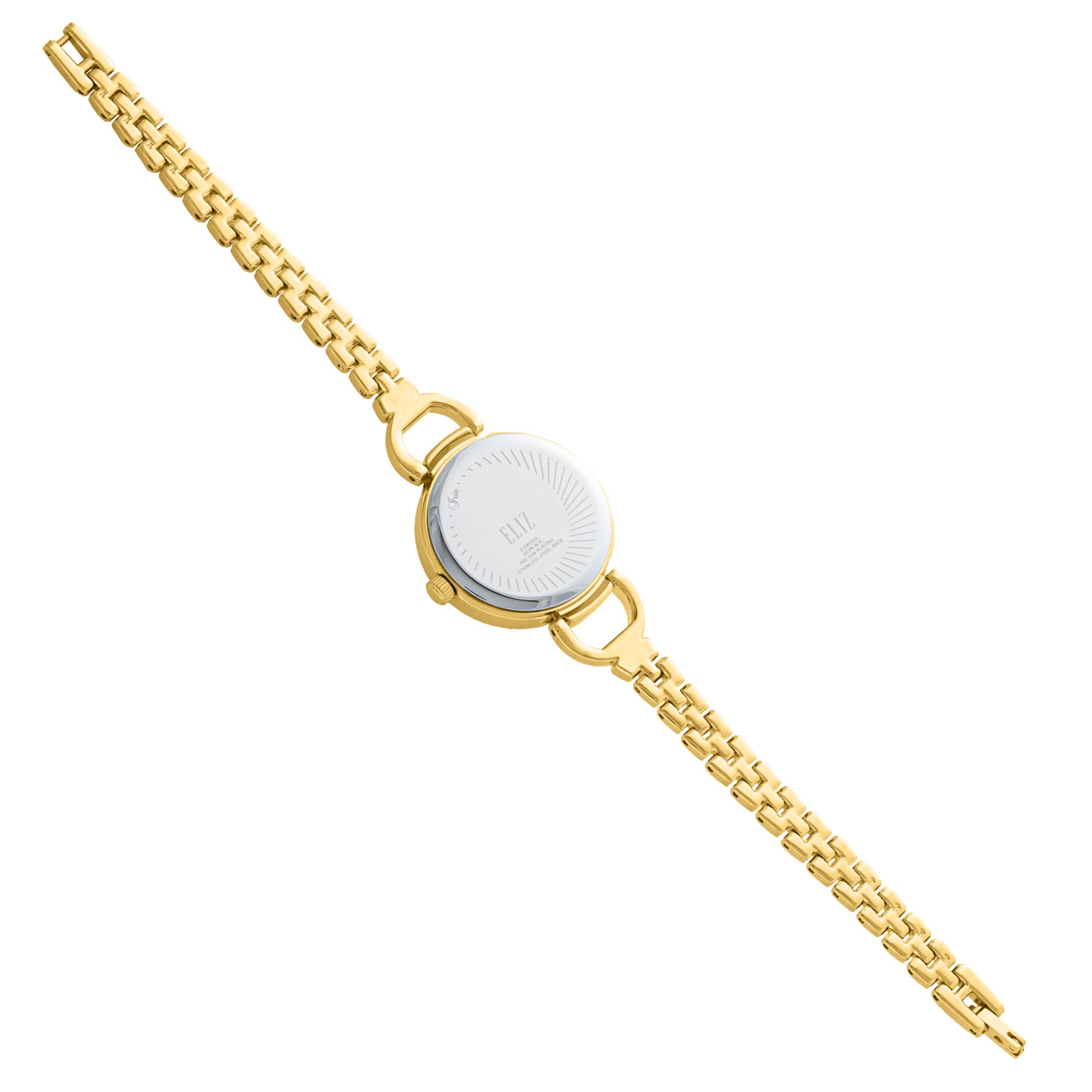 ELIZ ES8932L2GSG Metal Case and Bracelet 3-Hands Women's Watch