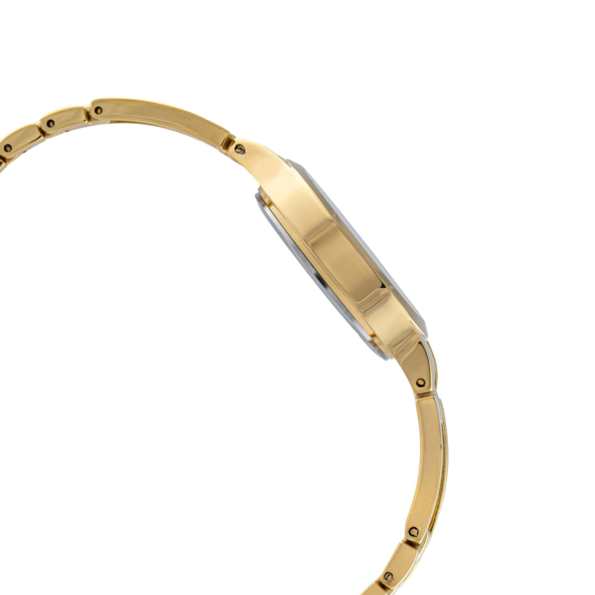 ELIZ  ES8934L2GCG Metal Case and Bracelet Three-hands Women's Watch