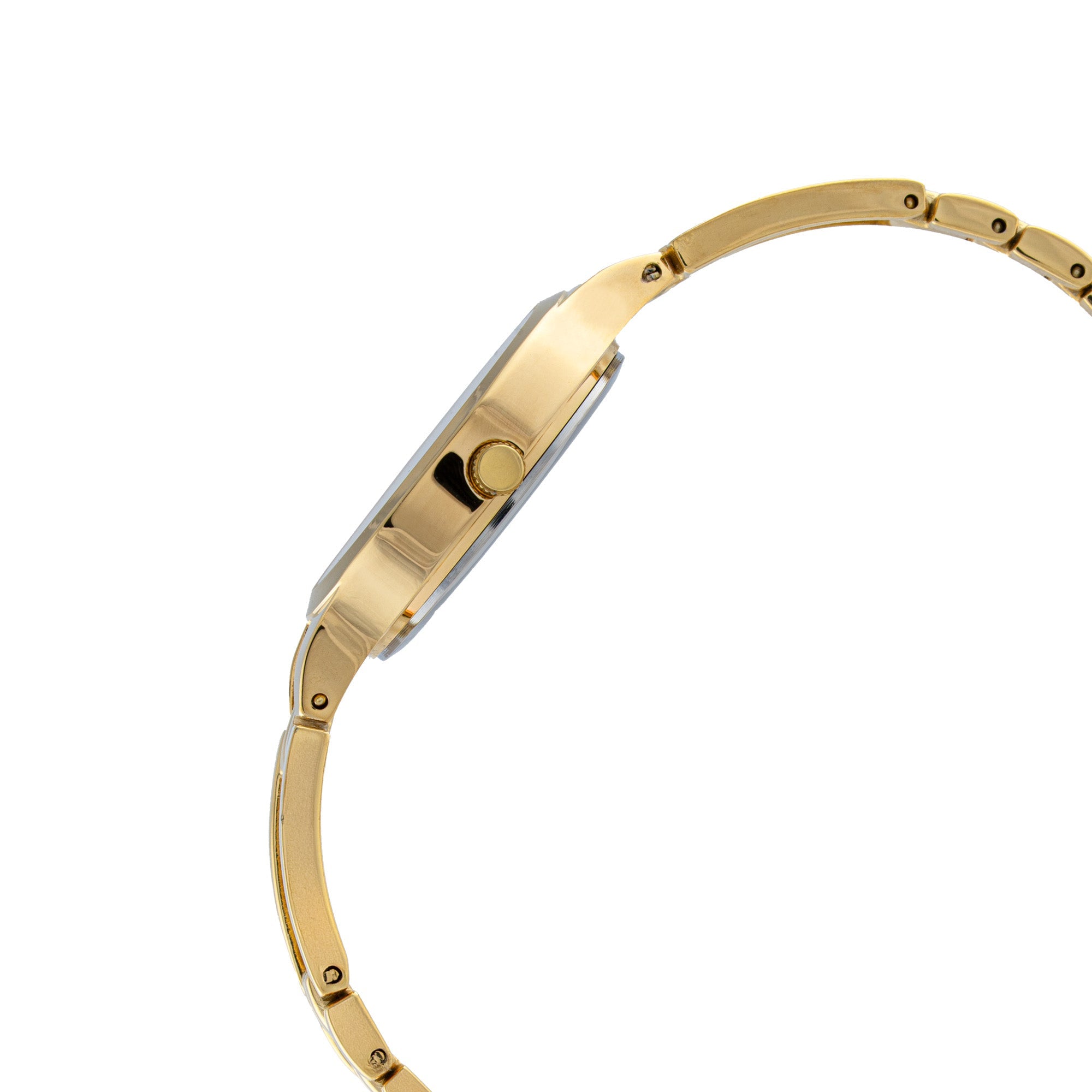 ELIZ  ES8934L2GCG Metal Case and Bracelet Three-hands Women's Watch