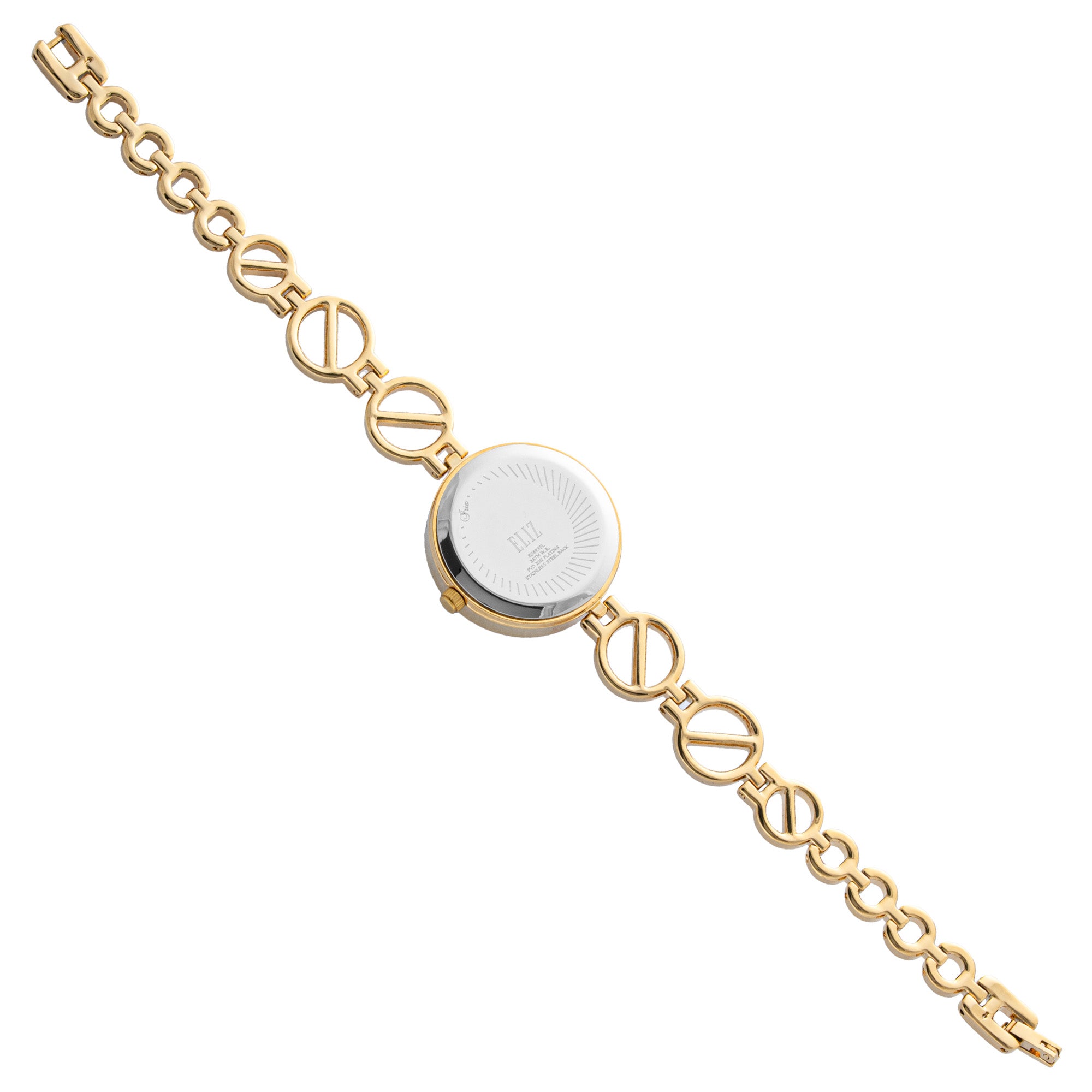 ELIZ ES8935L2GQG METAL CASE AND BRACELET THREE-HANDS WOMEN'S WATCH