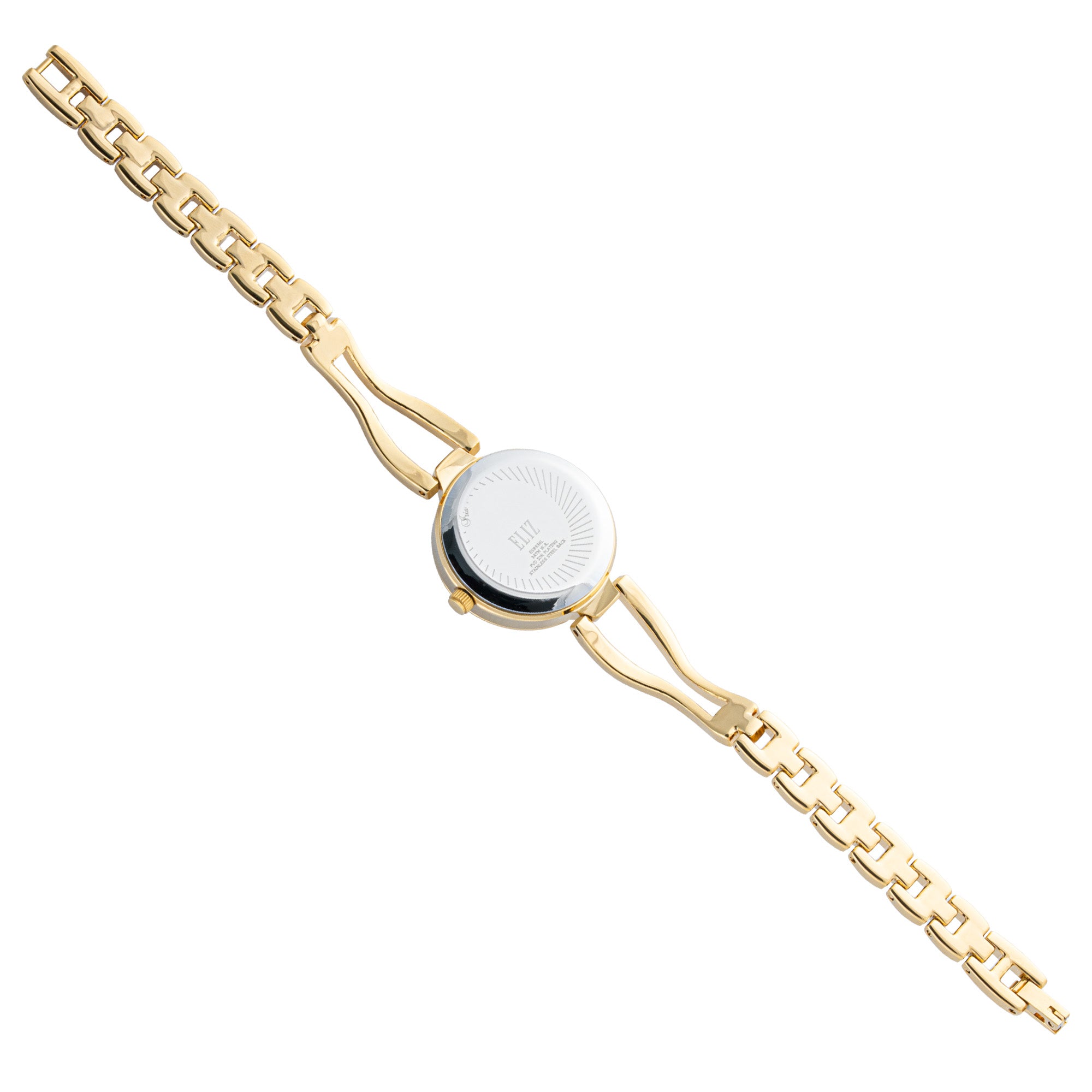 ELIZ ES8936L2GCG METAL CASE AND BRACELET THREE-HANDS WOMEN'S WATCH