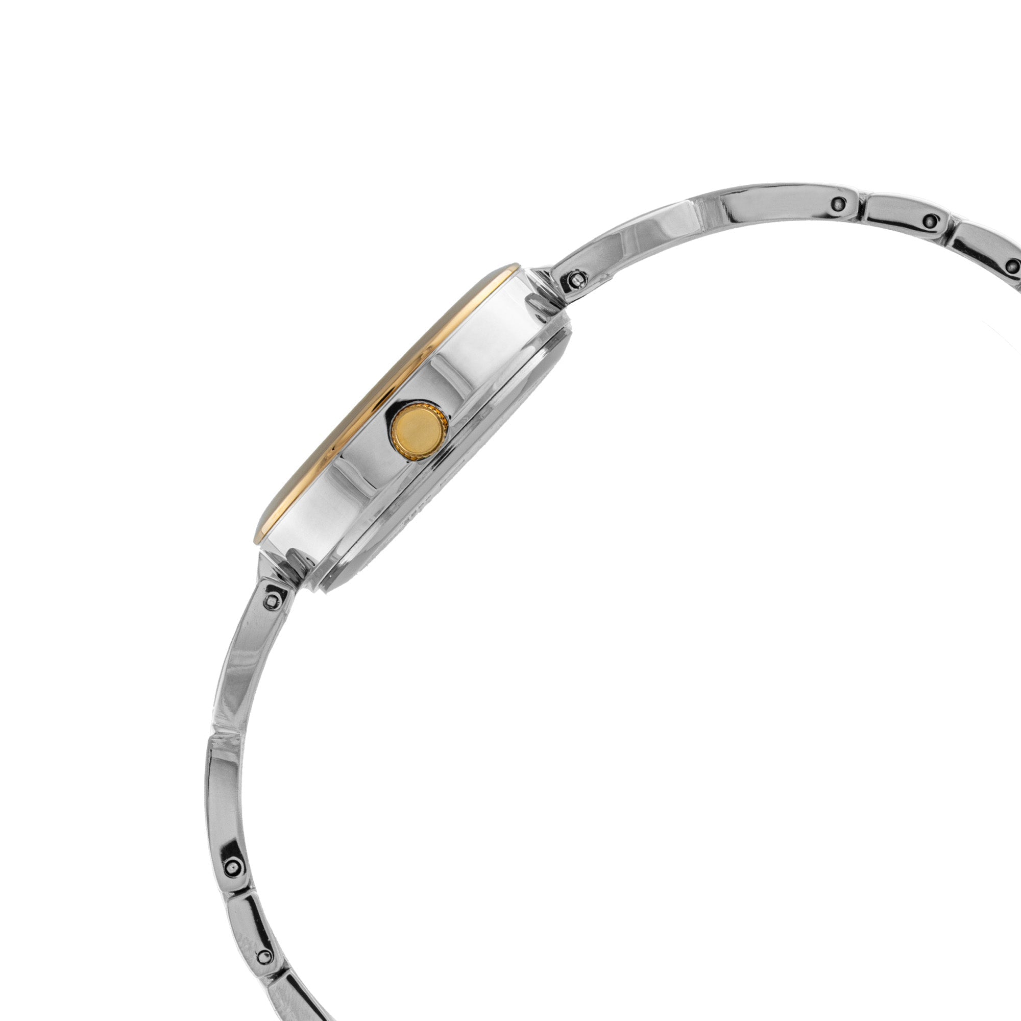 ELIZ  ES8937L2TST Metal Case and Bracelet Three-hands Women's Watch