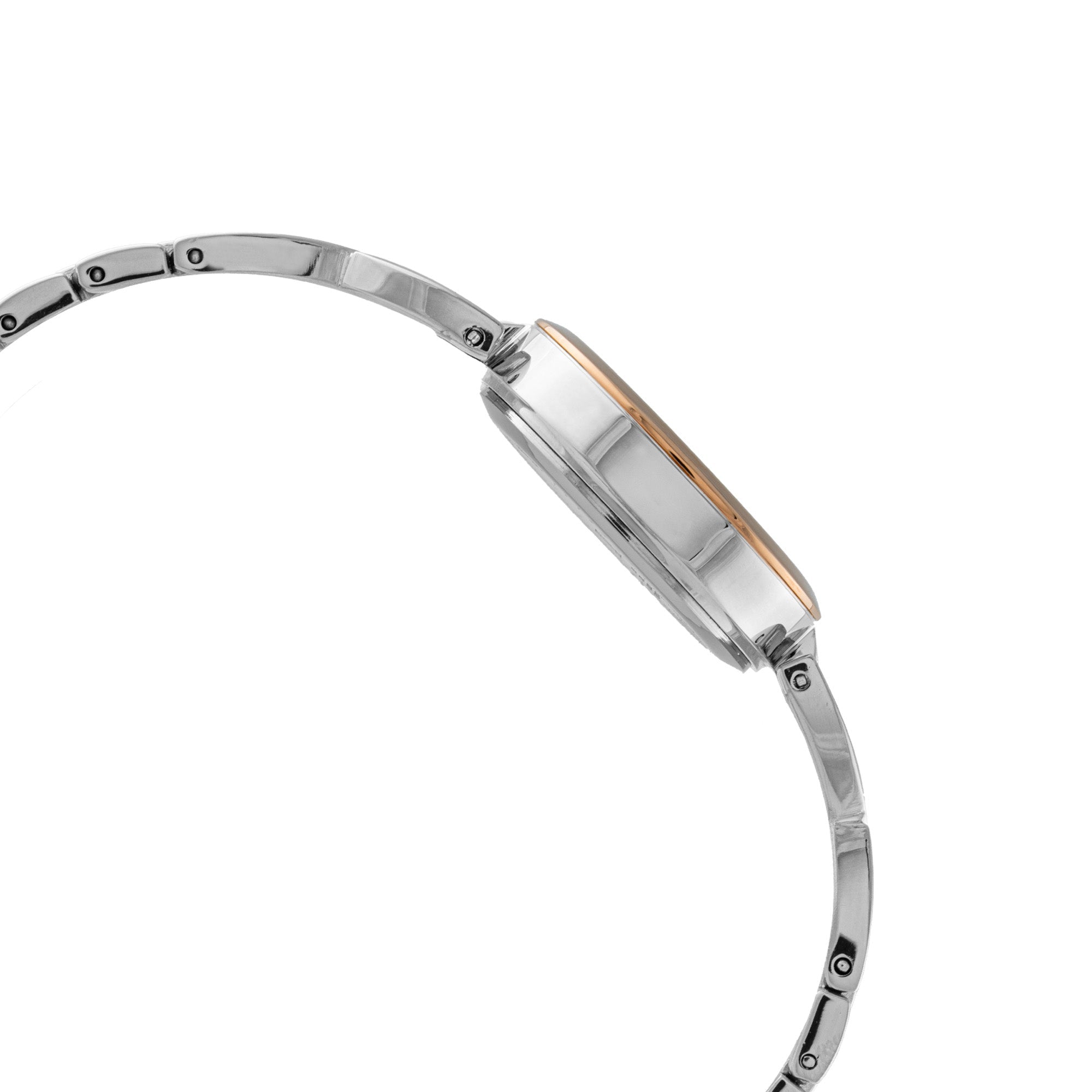 ELIZ  ES8937L2UGU Metal Case and Bracelet Three-hands Women's Watch