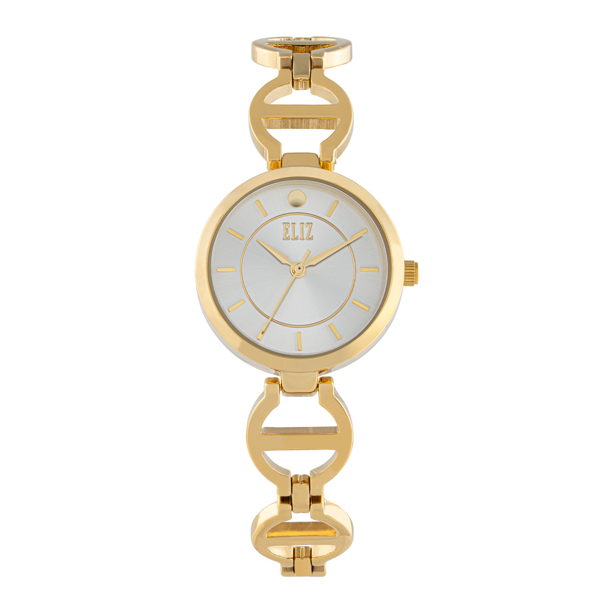 ELIZ ES8939L2GSG METAL CASE AND BRACELET THREE-HANDS WOMEN'S WATCH