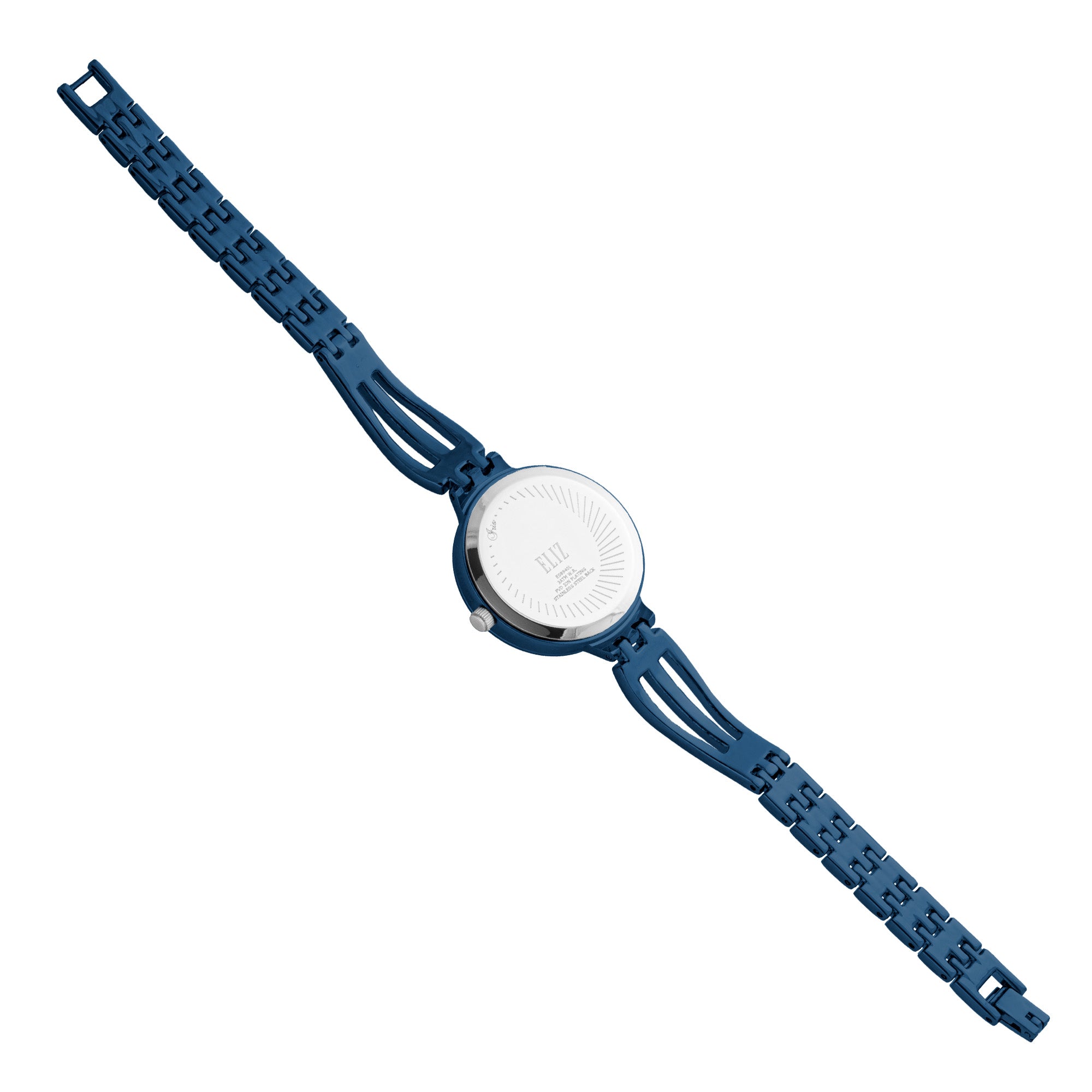 ELIZ  ES8998L2BBB METAL CASE AND BRACELET THREE-HANDS WOMEN'S WATCH