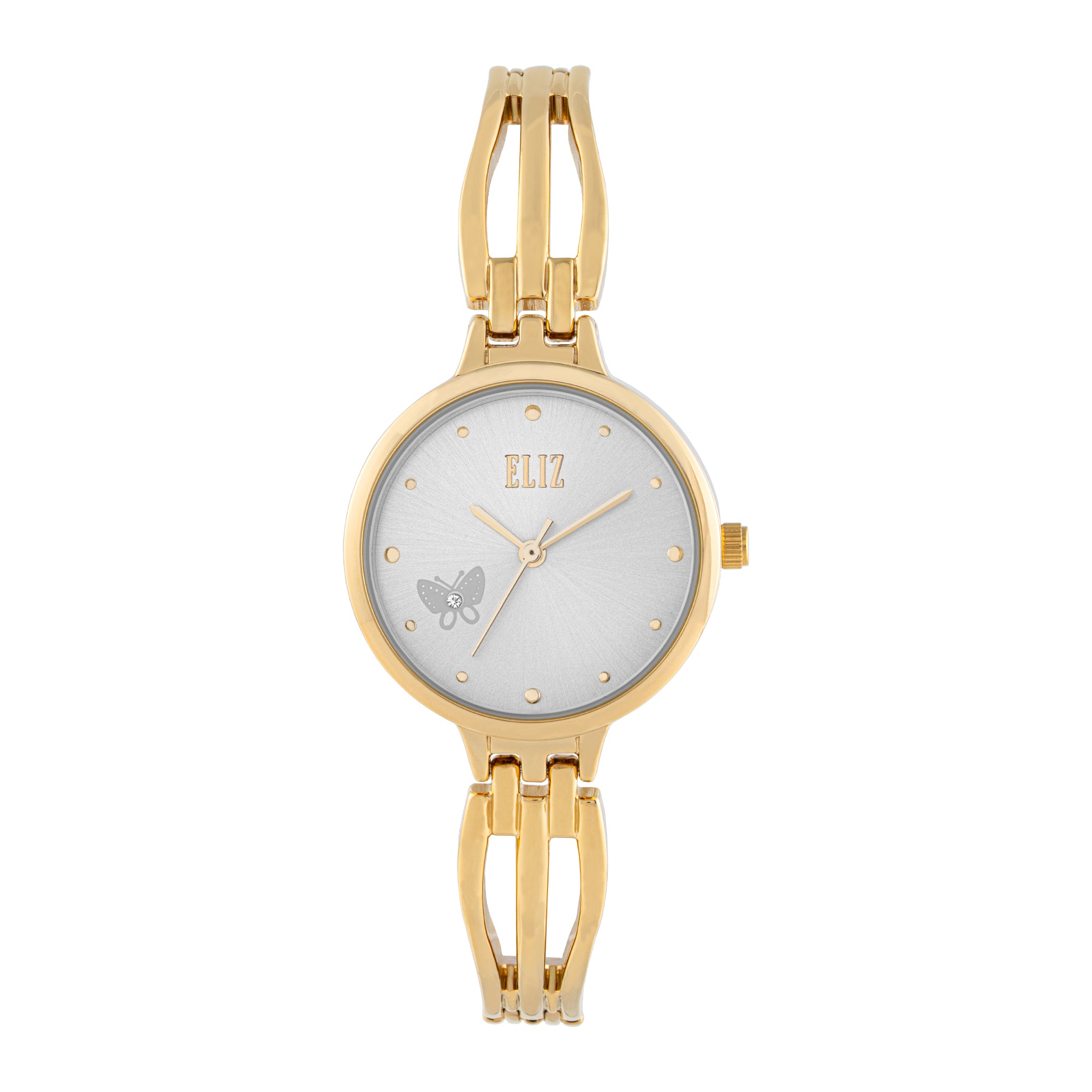 ELIZ  ES8940L2GSG METAL CASE AND BRACELET THREE-HANDS WOMEN'S WATCH