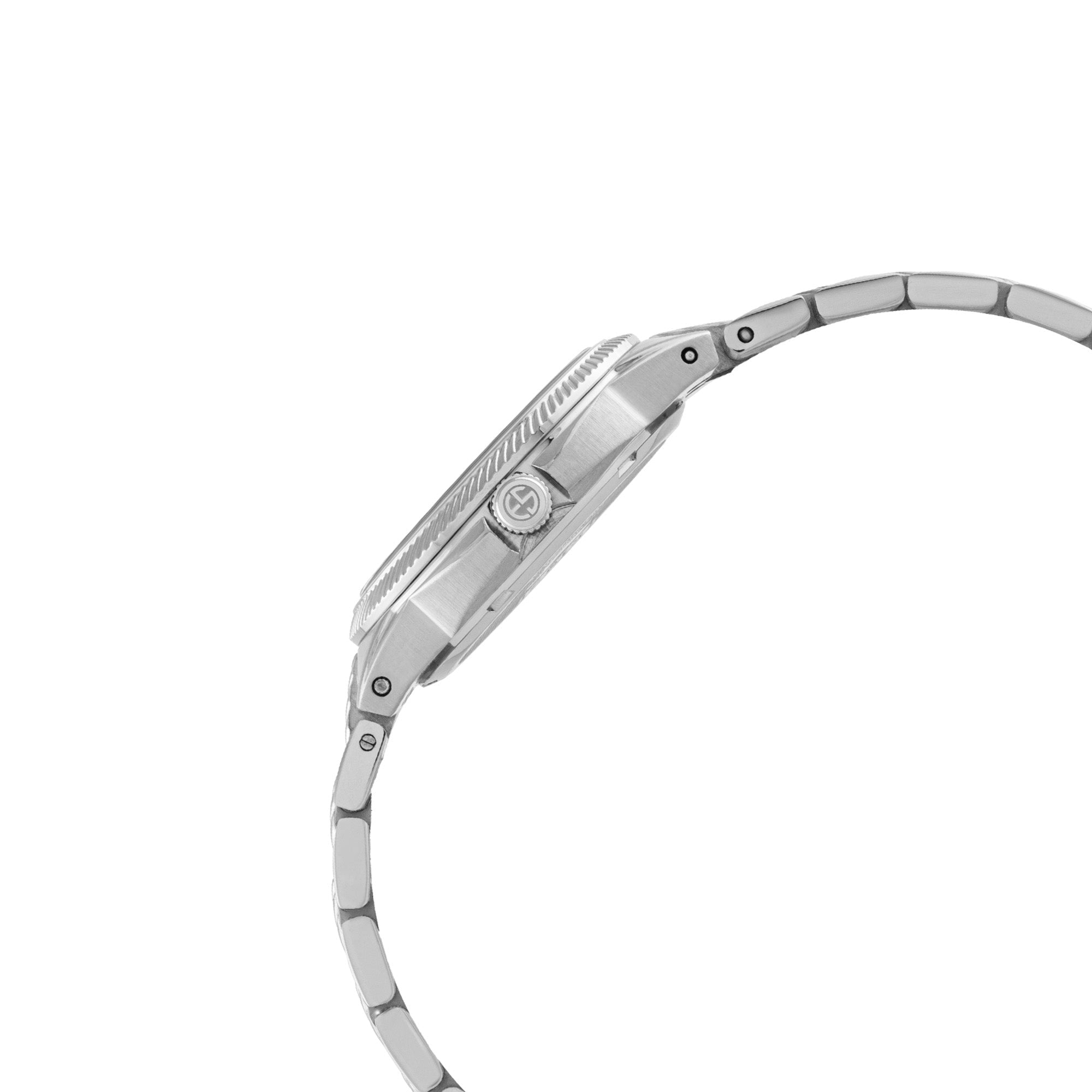 ELIZ ES8943L2SGS SS Case & Band Calendar Women's Watch