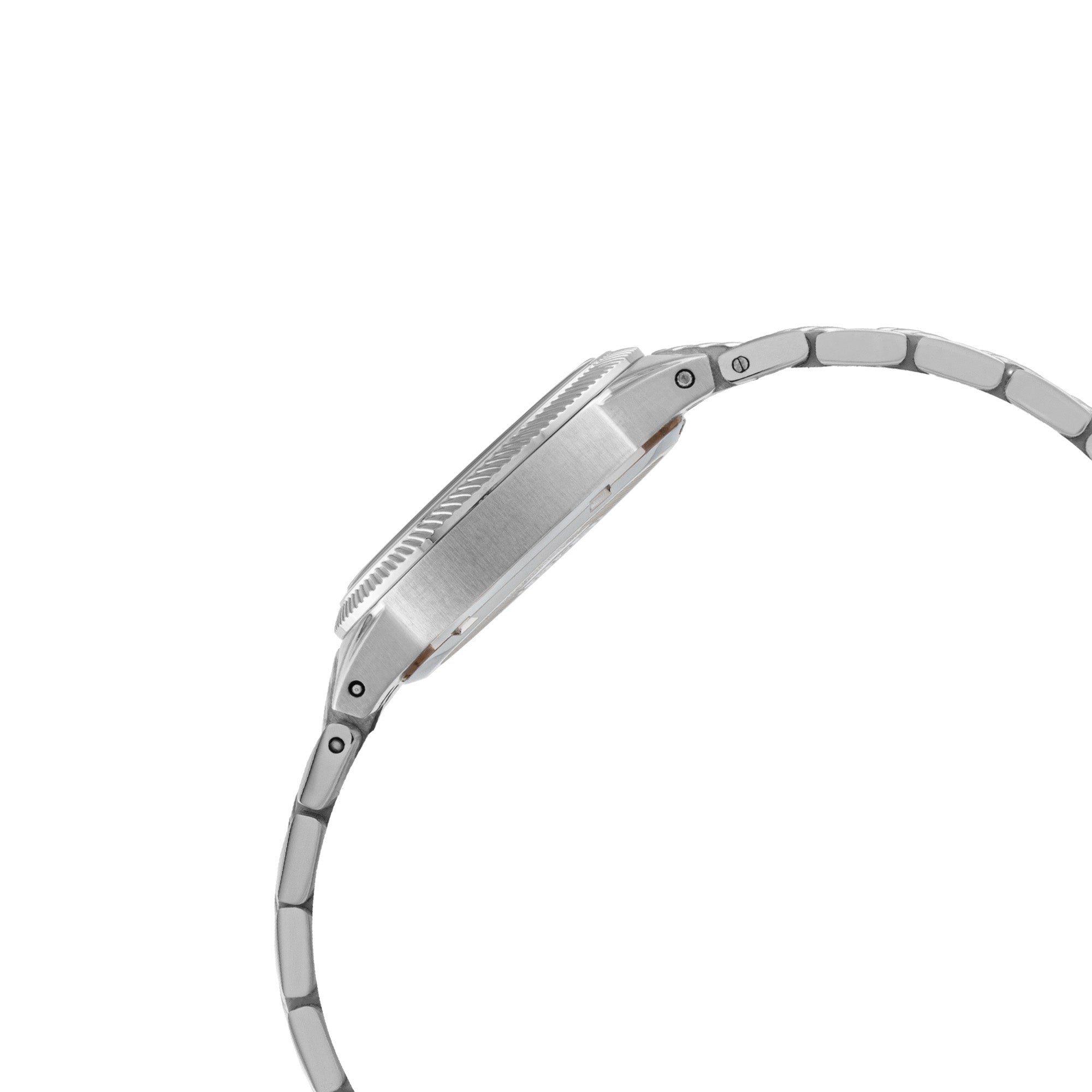 ELIZ ES8943L2SGS SS Case & Band Calendar Women's Watch