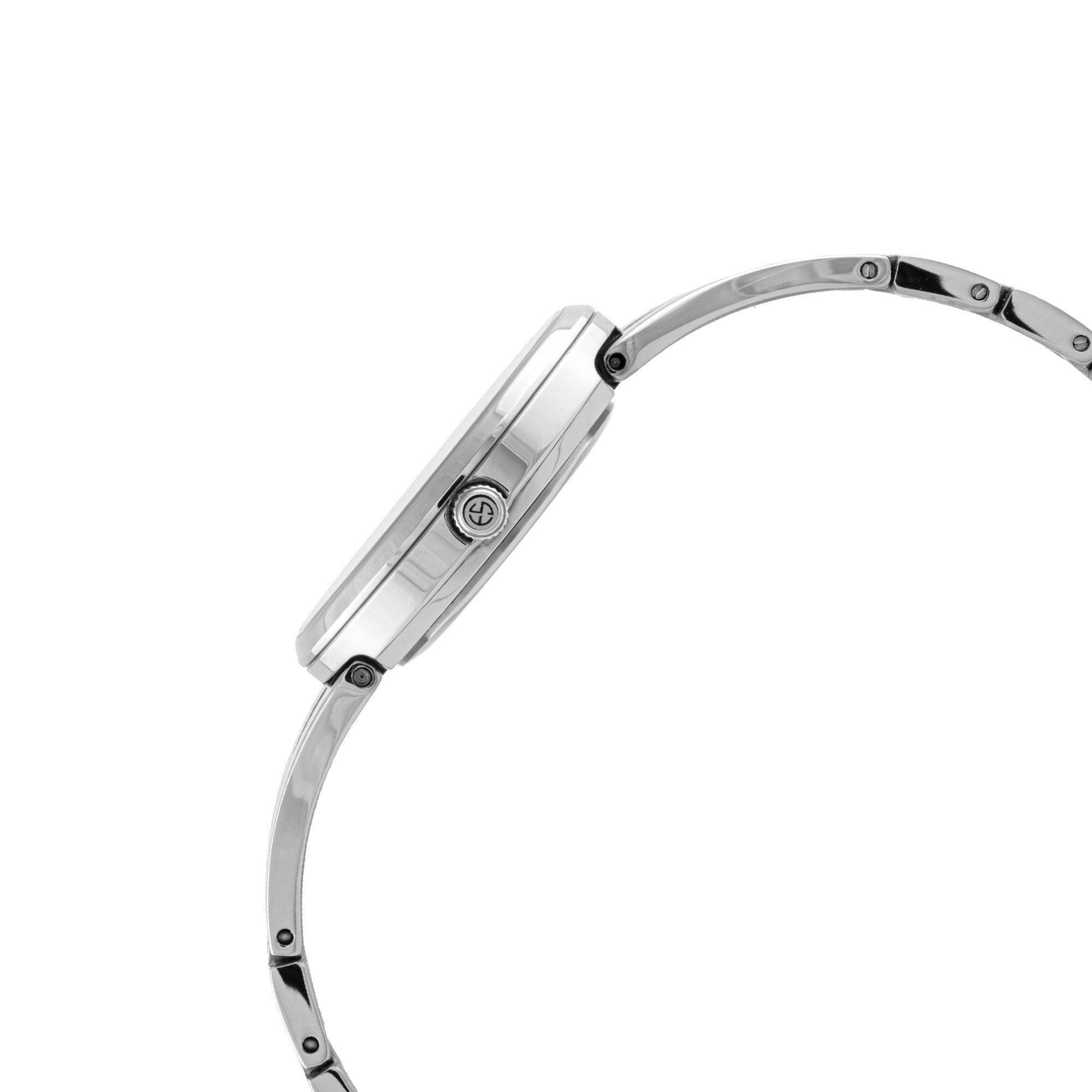 ELIZ ES8945L2SIS SS Case & Band Two-Hands Women's Diamond Watch
