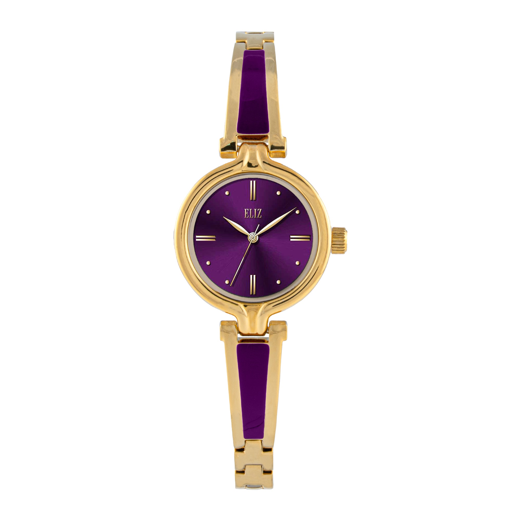 ELIZ ES8951L2GVG Metal Case and Bracelet 3-Hands Women's Watch